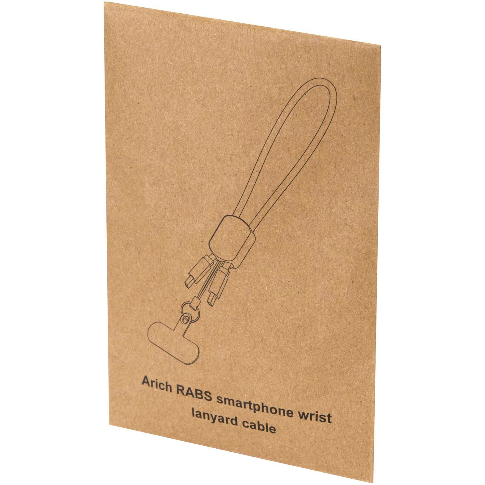 Arich RCS-Handschlaufe aus recyceltem Material mit integriertem 20-W-Ladekabel (Typ C) - schwarz-5