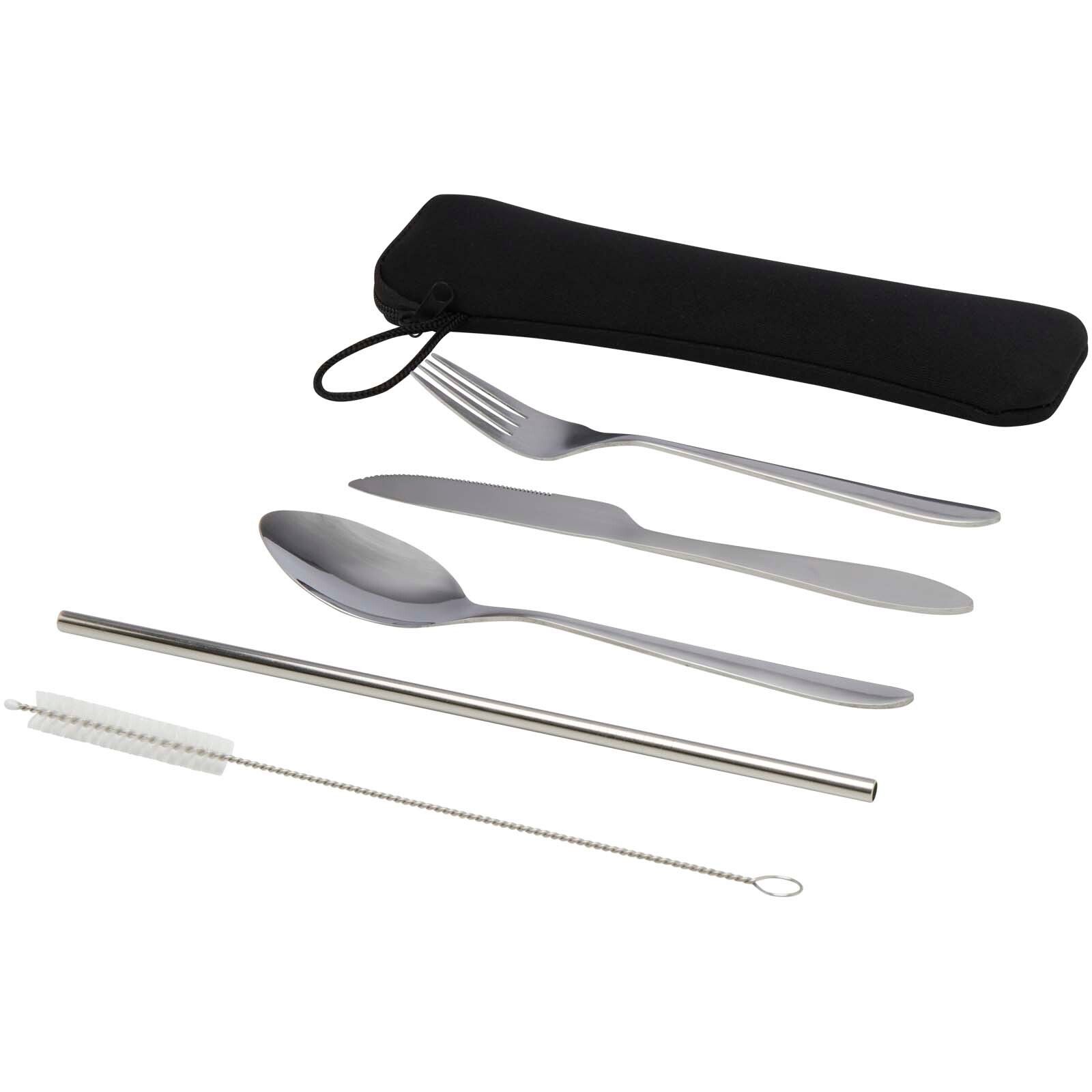 Sheen 5-teiliges Besteckset aus Edelstahl - silber-506