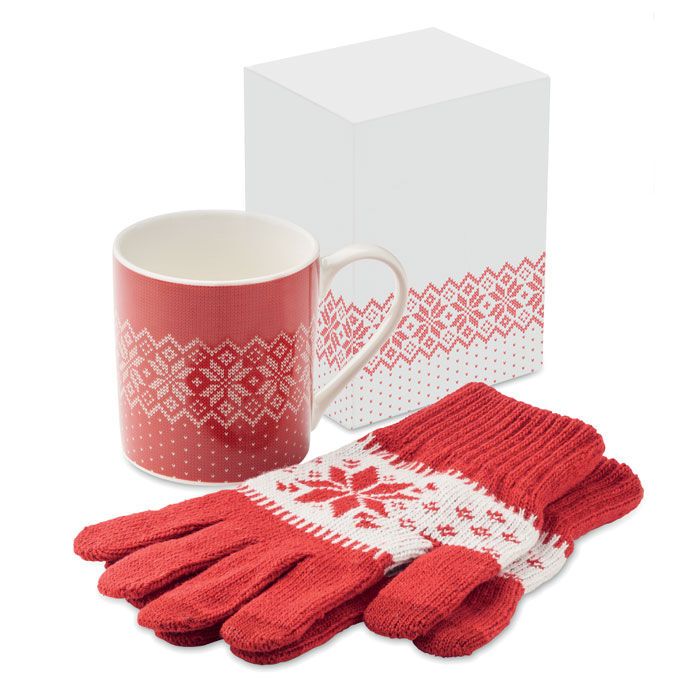 Winterliches Geschenkset COPITO SET - rot-212