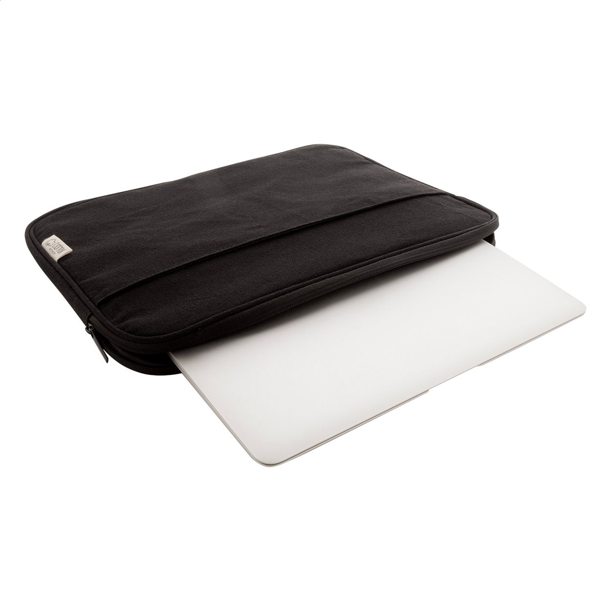 Rebyss Comp Recycelten Canvas Laptoptasche - schwarz-70
