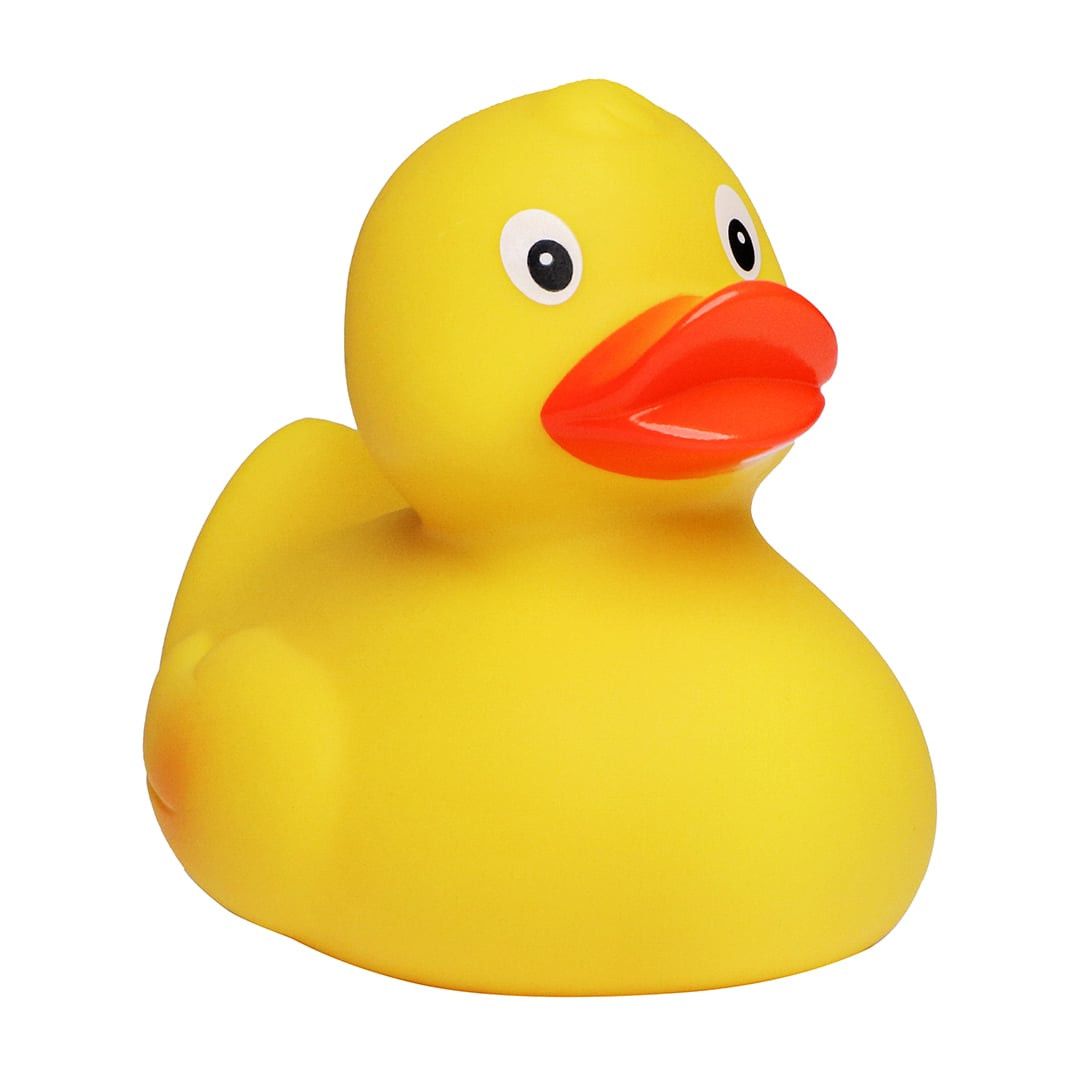 Spezial Badeente für Entenrennen groß - gelb - orange-374