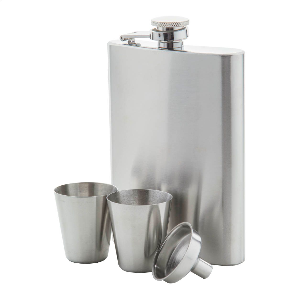 Shackleton Flachmann-Set - silber-550