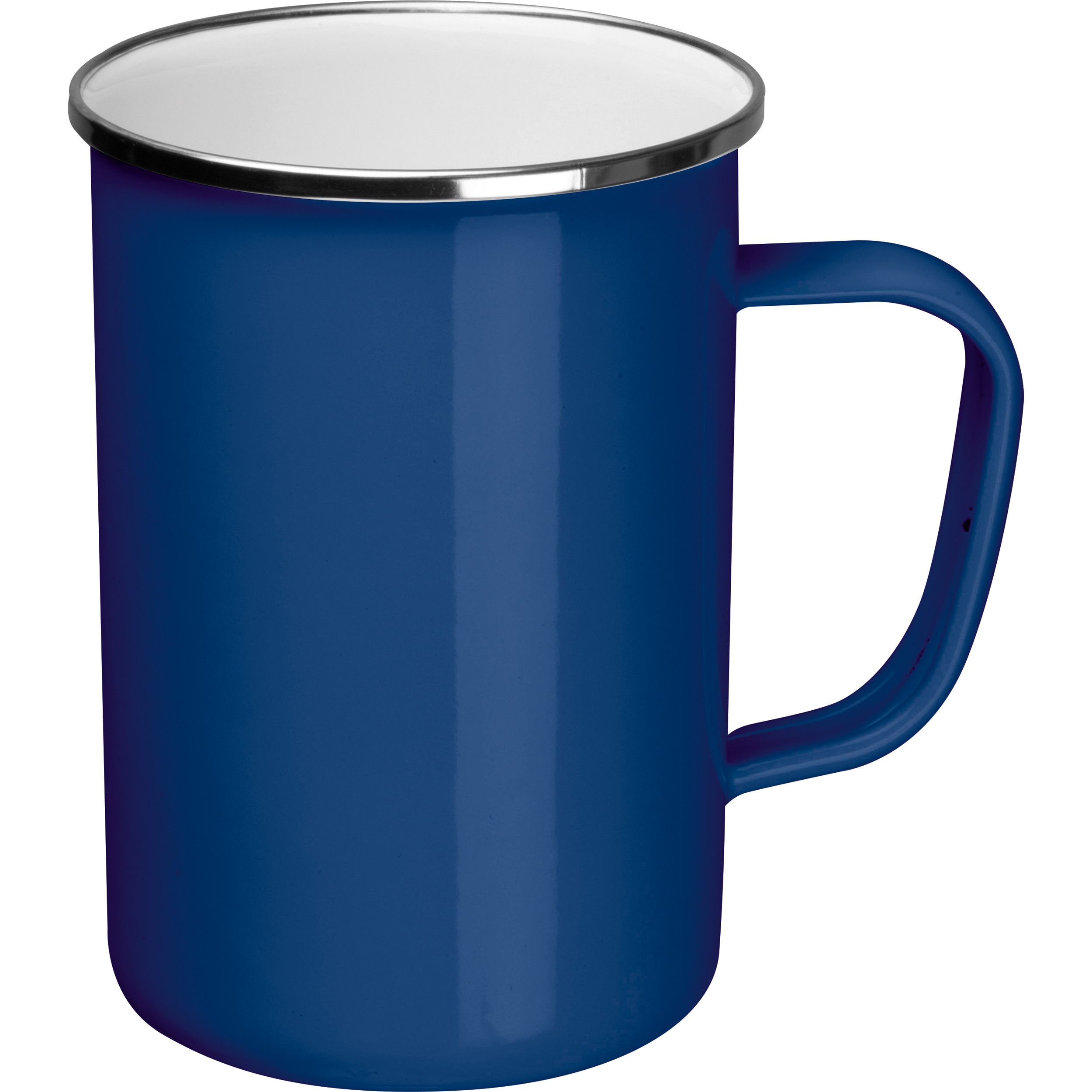 Emaille Tasse - blau-67