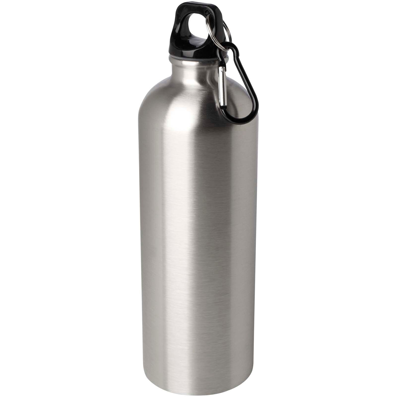 Oregon 750 ml RCS-zertifizierte, einwandige Trinkflasche aus Edelstahl mit Karabinerhaken - silber-352