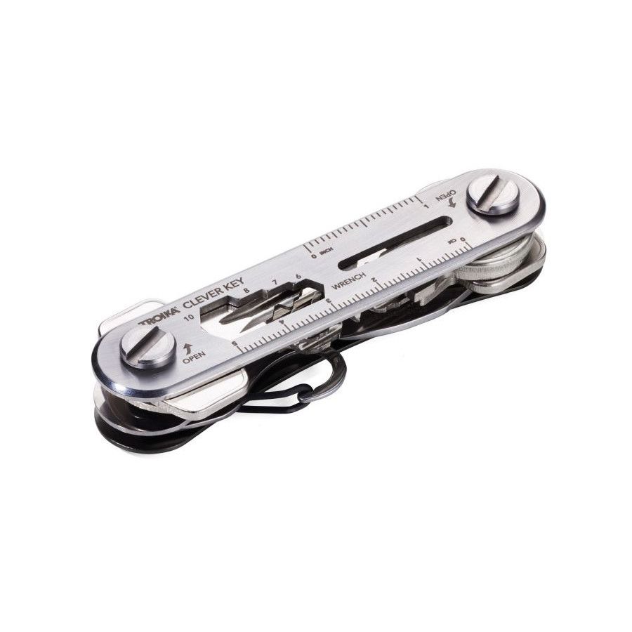 Troika Schlüssel Organizer Troika CLEVER KEY - silber - titanfarben-564