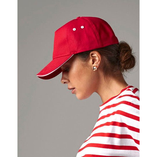 Ultimate 5 Panel Cap - Sandwich Peak - french navy - putty-745