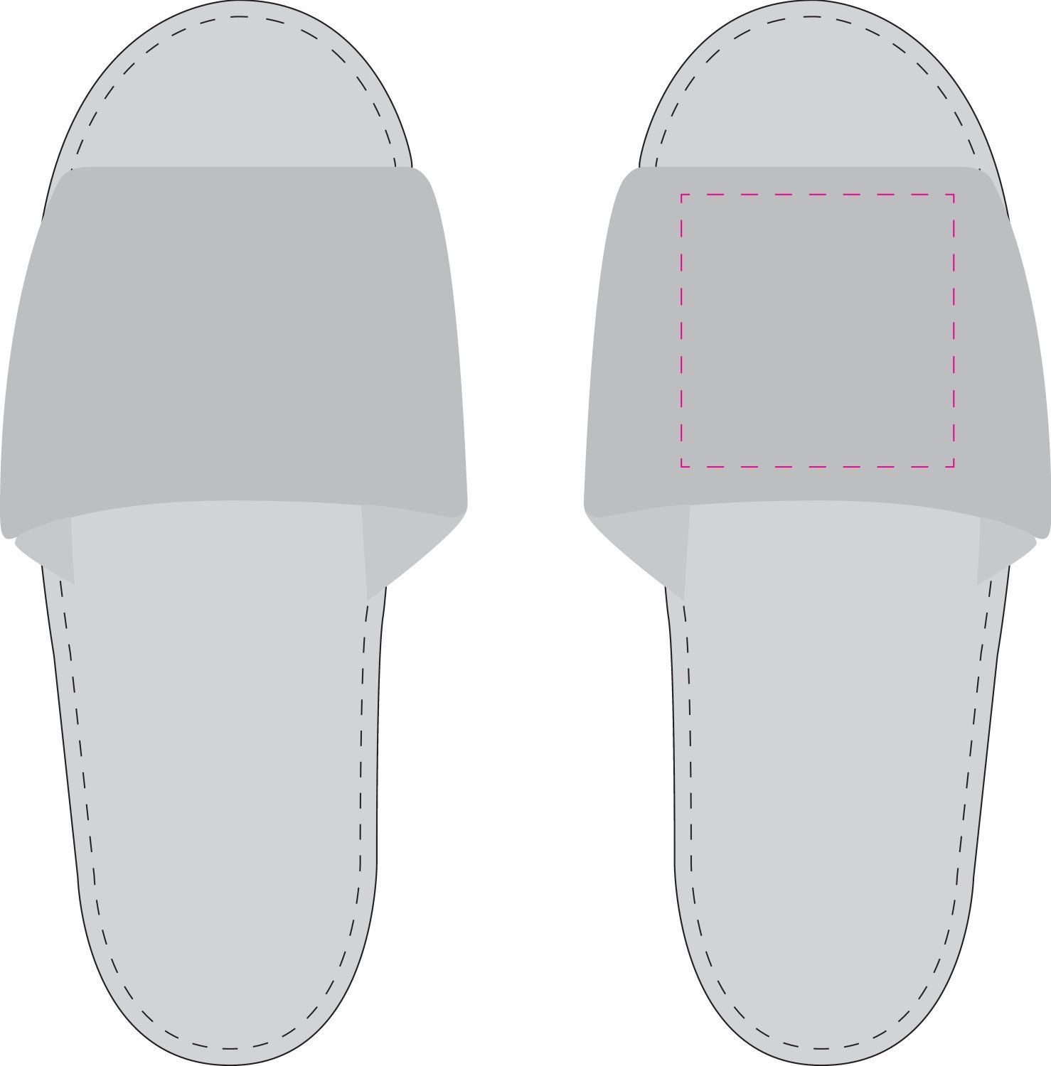 Veredelungsposition rechter Schuh oben