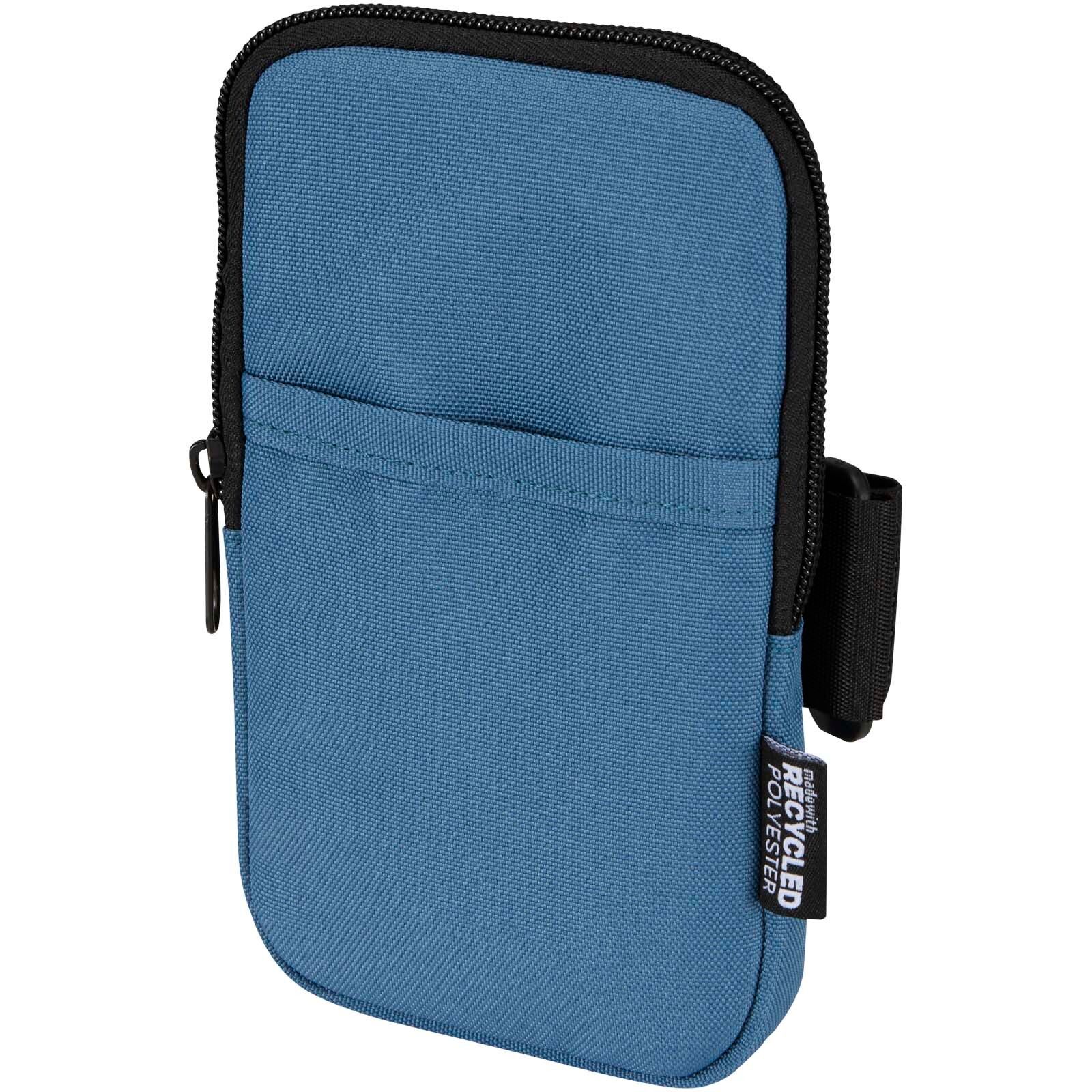 Byron Flaschentasche aus GRS Recyclingmaterial  - hale blau-564
