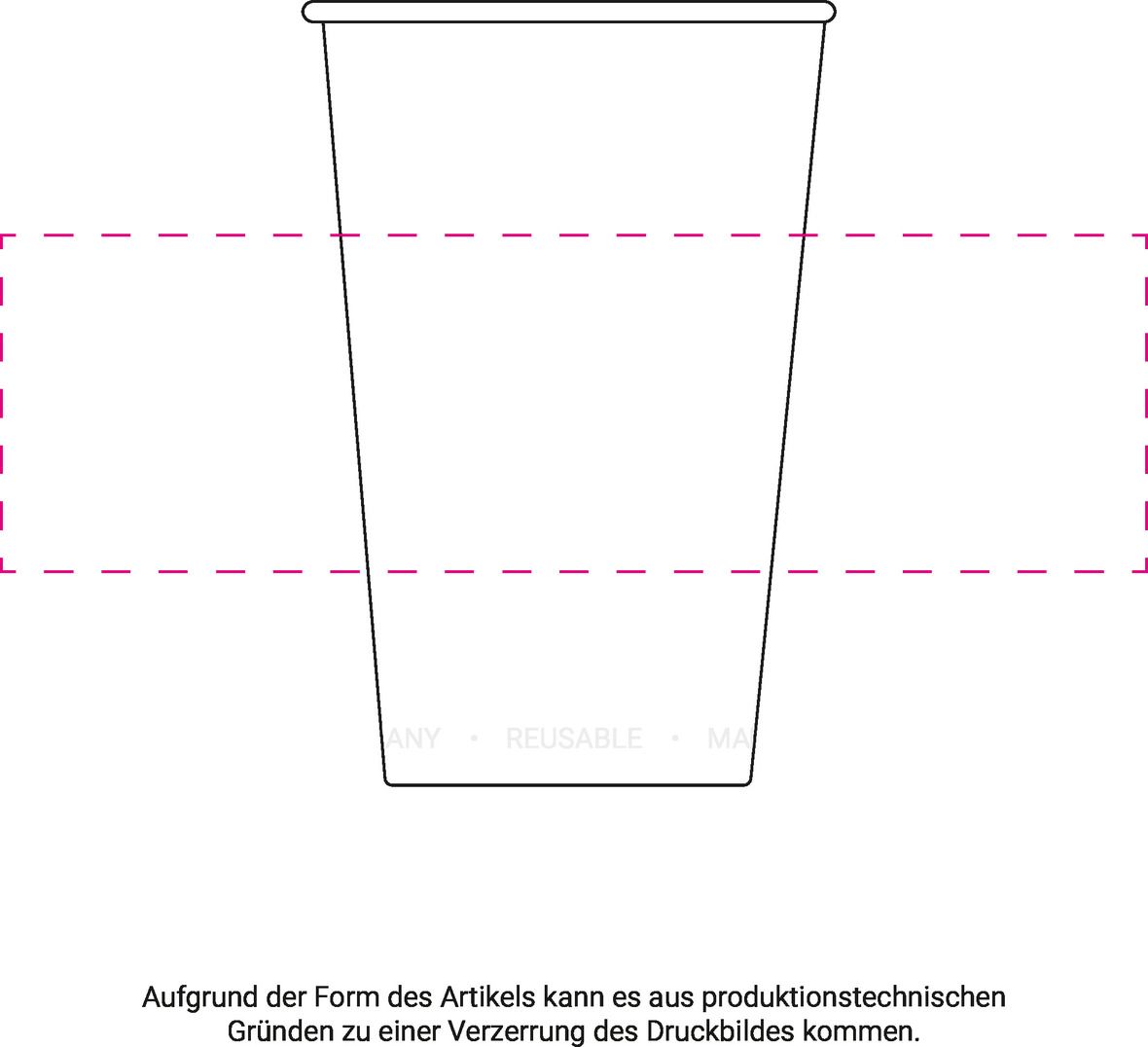 Veredelungsposition mittig