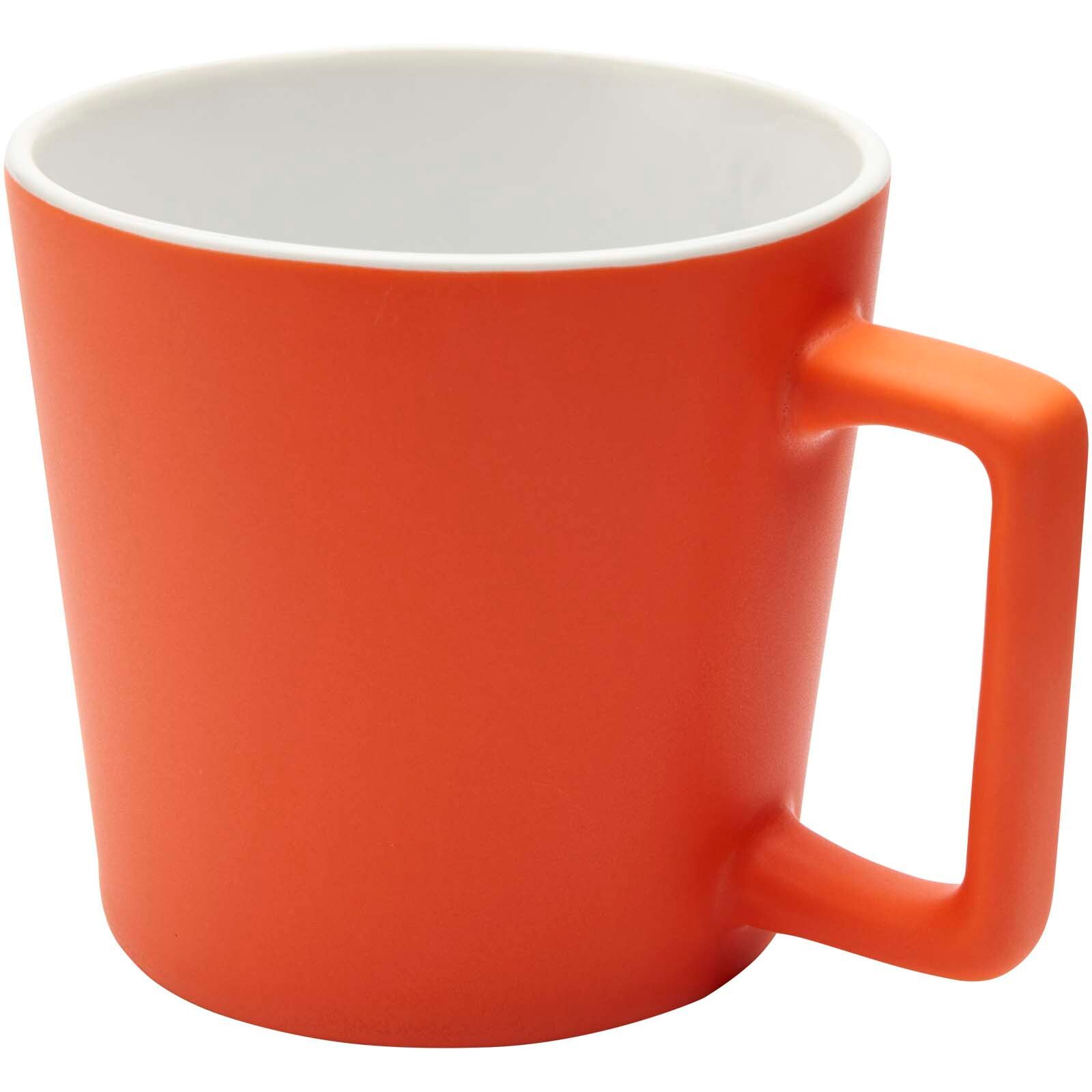 Cali 370 ml Keramiktasse mit matter Oberfläche - orange-109