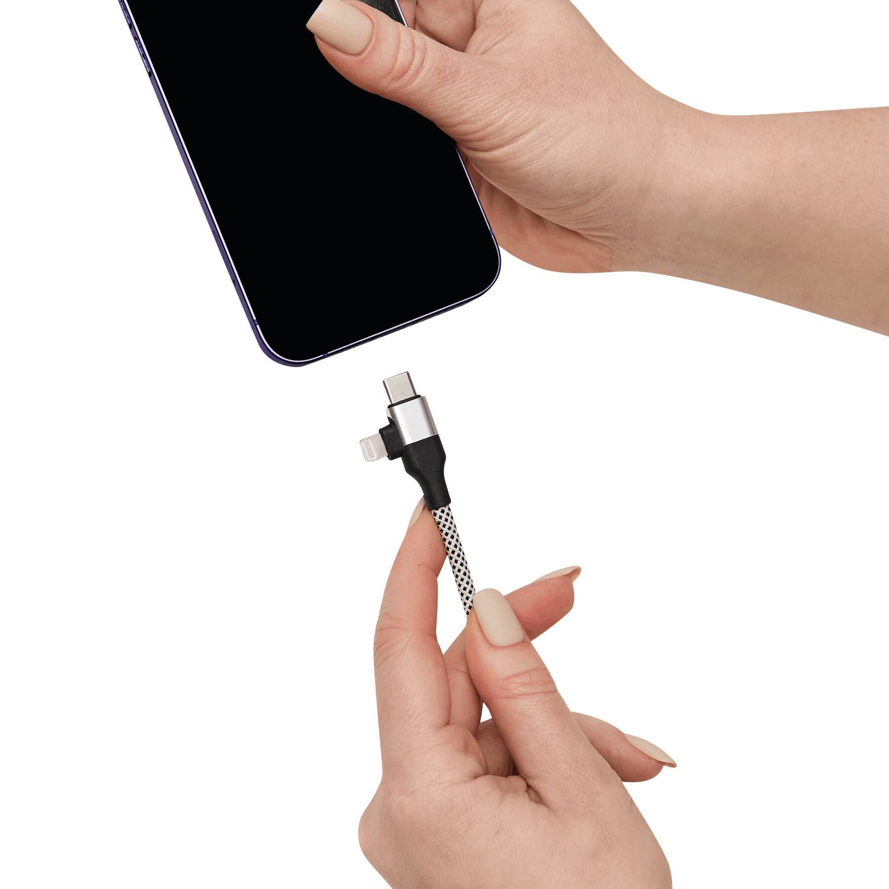 Lade- und Datenkabel SUPERMAG - silber-616