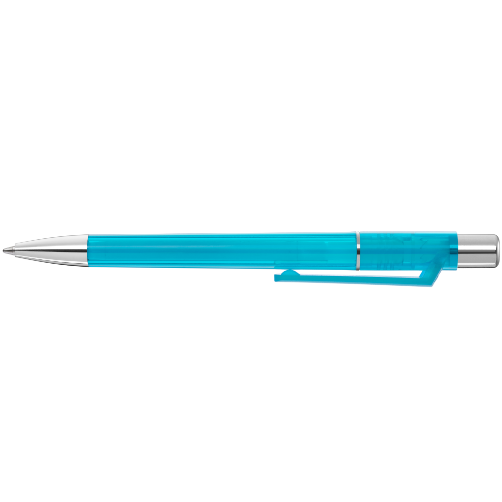 Pepp Transparent Si Druckkugelschreiber - hellblau-85