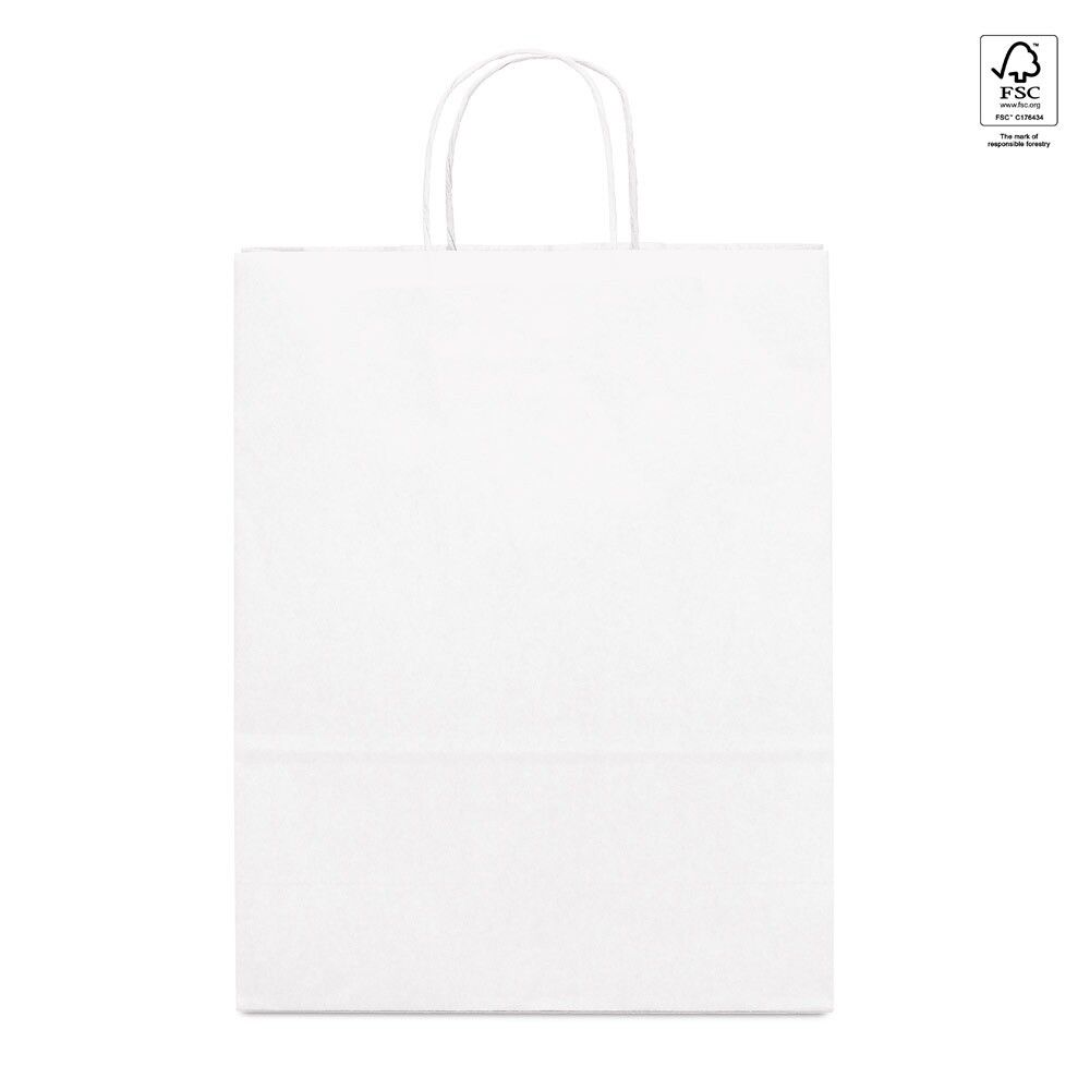 CABAZON Tragetasche aus Kraftpapier (90 g/m²) - weiß-753