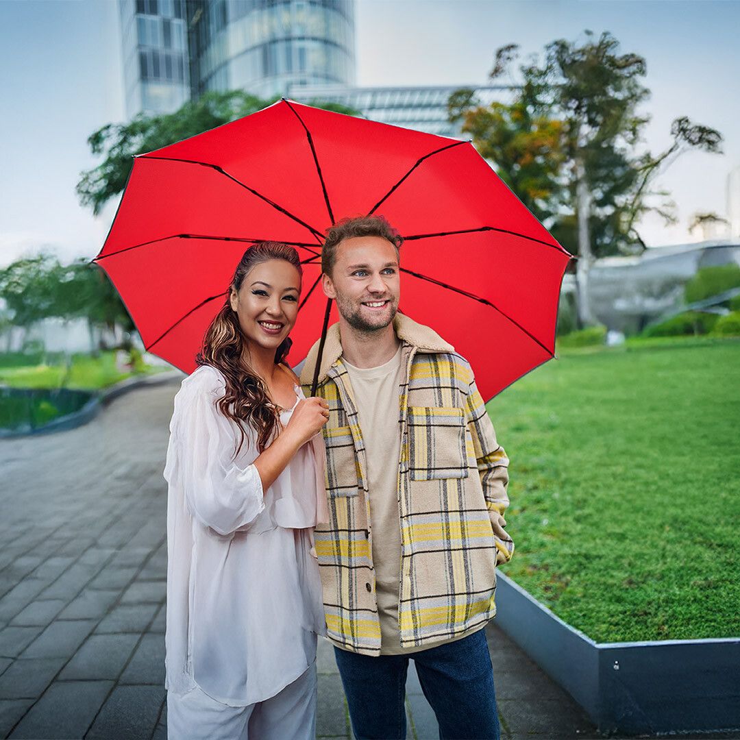 Gäste-Taschenschirm FARE® Jumbo® Ø117 cm - rot-655