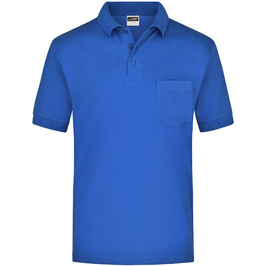 Polo-Piqué Pocket für Herren - royal-316