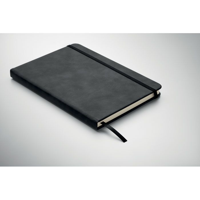 DIN A5 Smokey Notizbuch PU TINT - schwarz-345