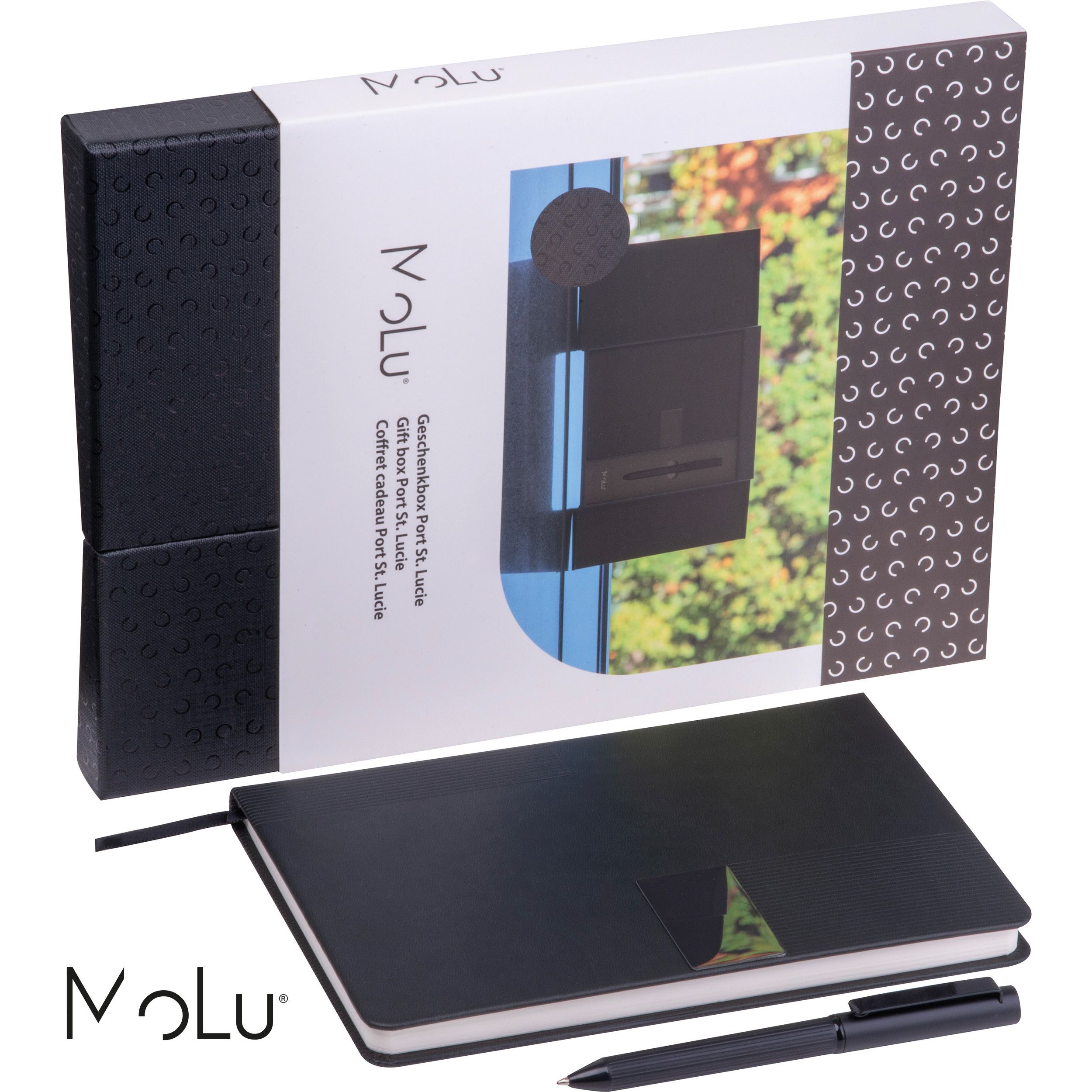 MoLu edle Geschenkbox Port St. Lucie - schwarz-410