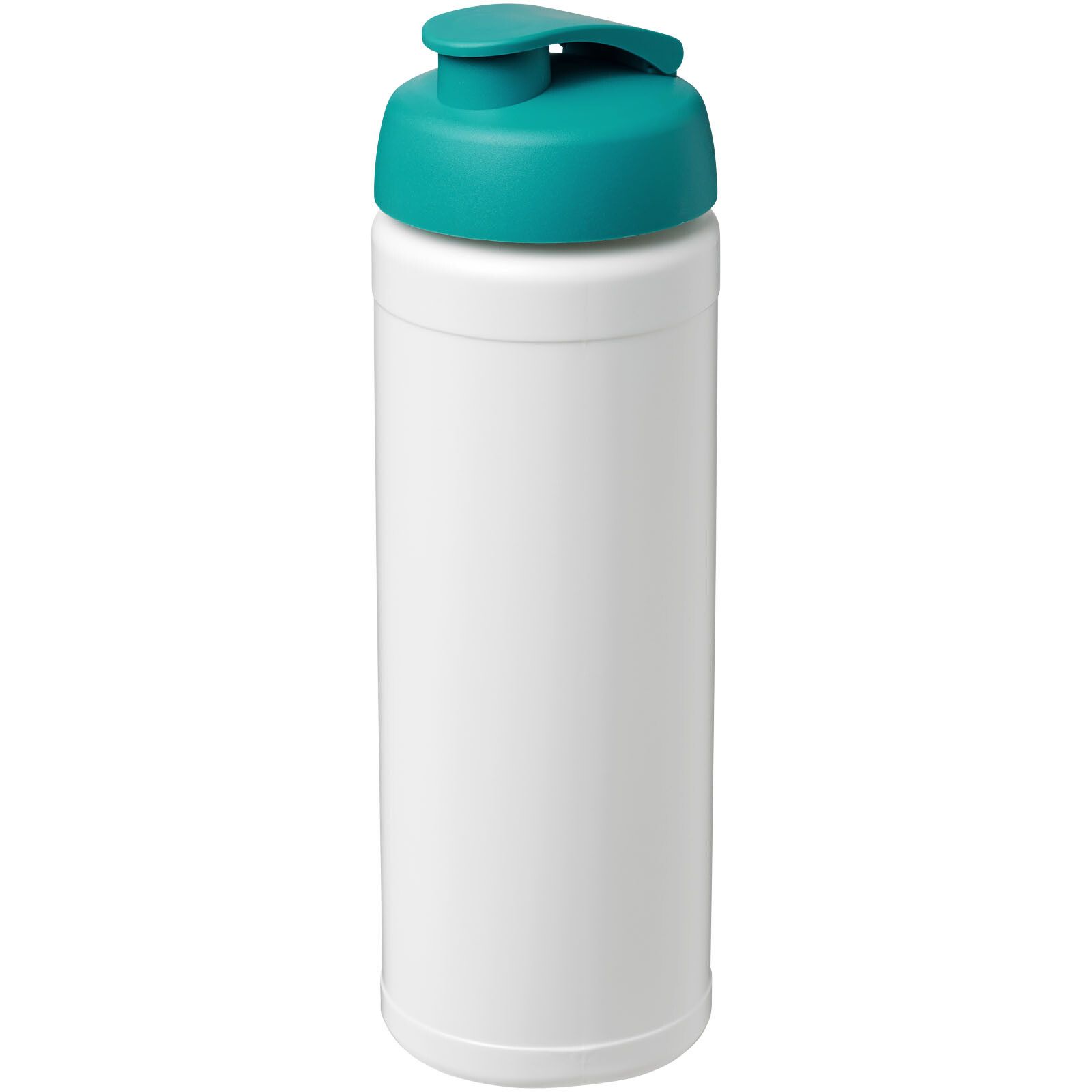 Baseline Plus 750 ml Flasche mit Klappdeckel - weiss -  aquablau-900