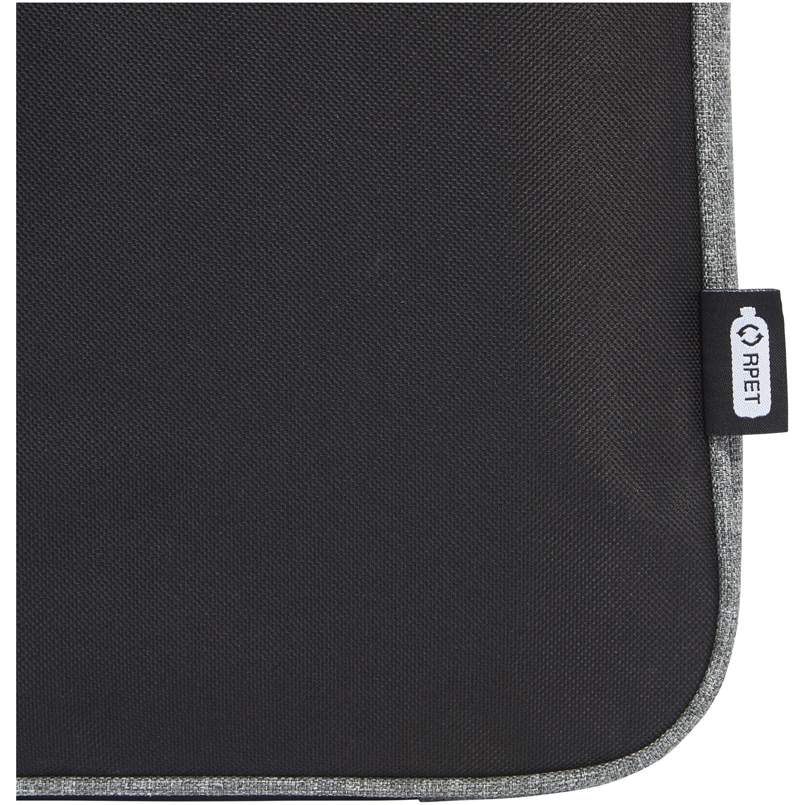 Reclaim 14" GRS recycelte Laptophülle 2,5 L - schwarz -  heather grau-984