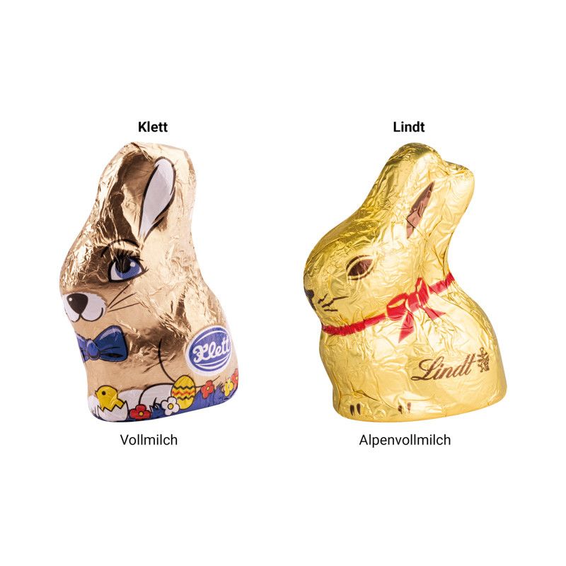 Geschenkbox Mini Hasenohren, Lindt Schoko-Osterhase-772