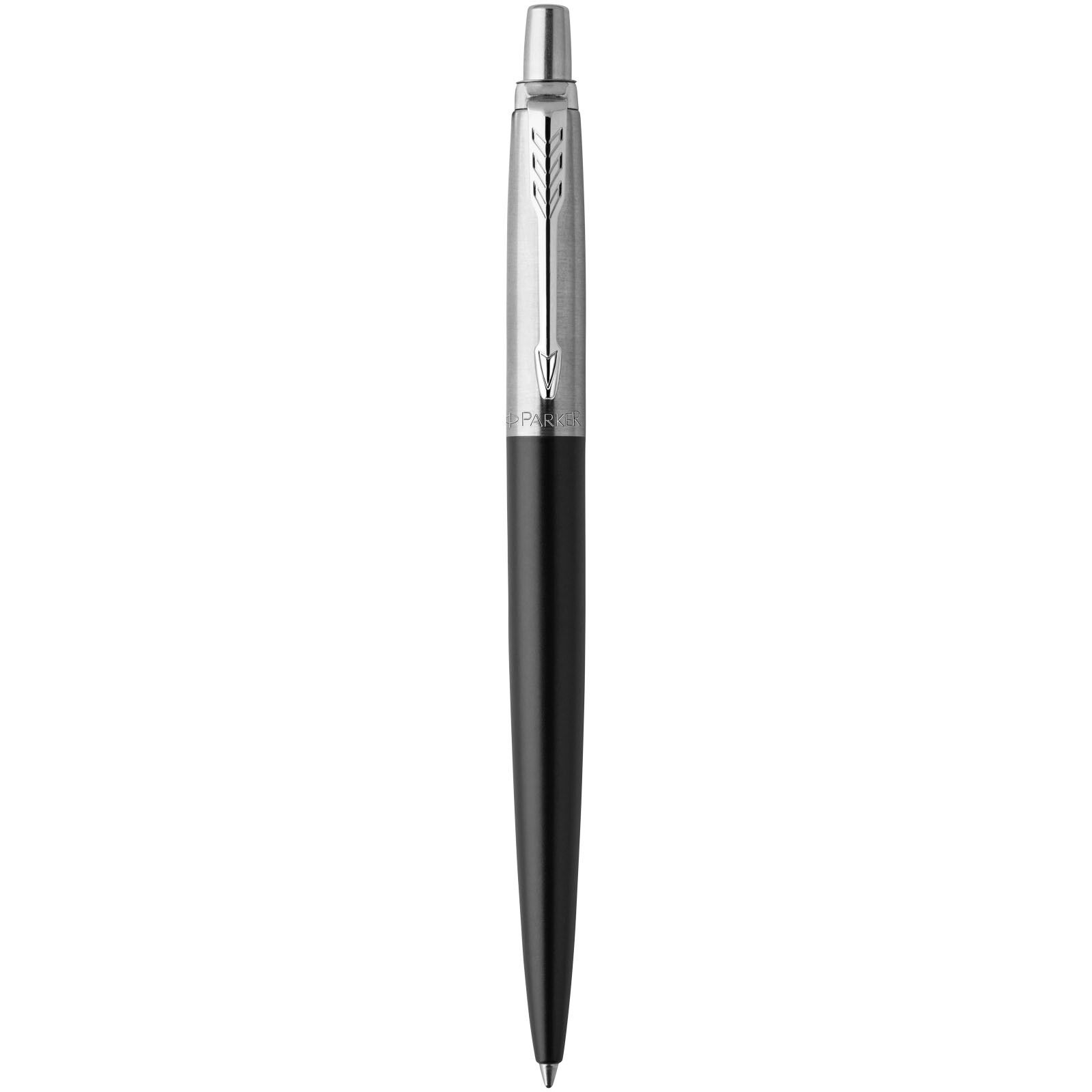 Parker Jotter Bond Street Kugelschreiber (blaue Mine) - schwarz -  silber-637