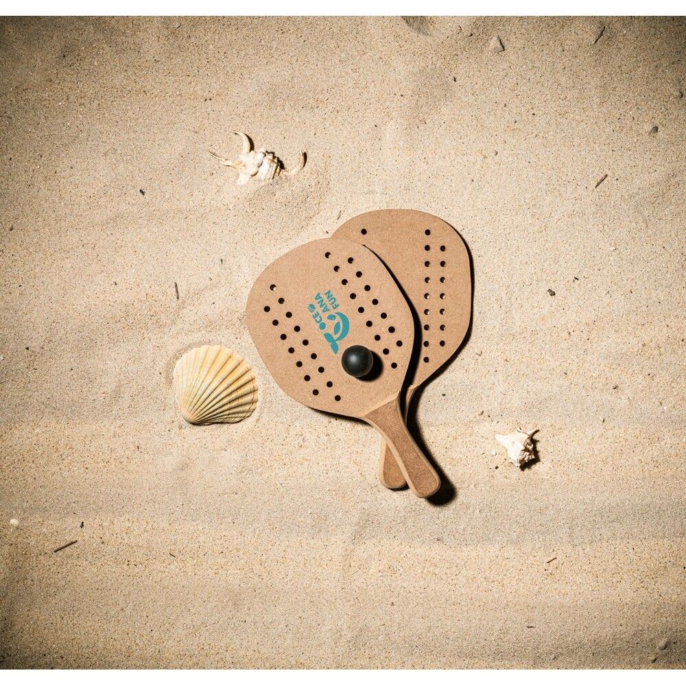 TAPIA Strandschläger aus MDF - natur - dunkel-722