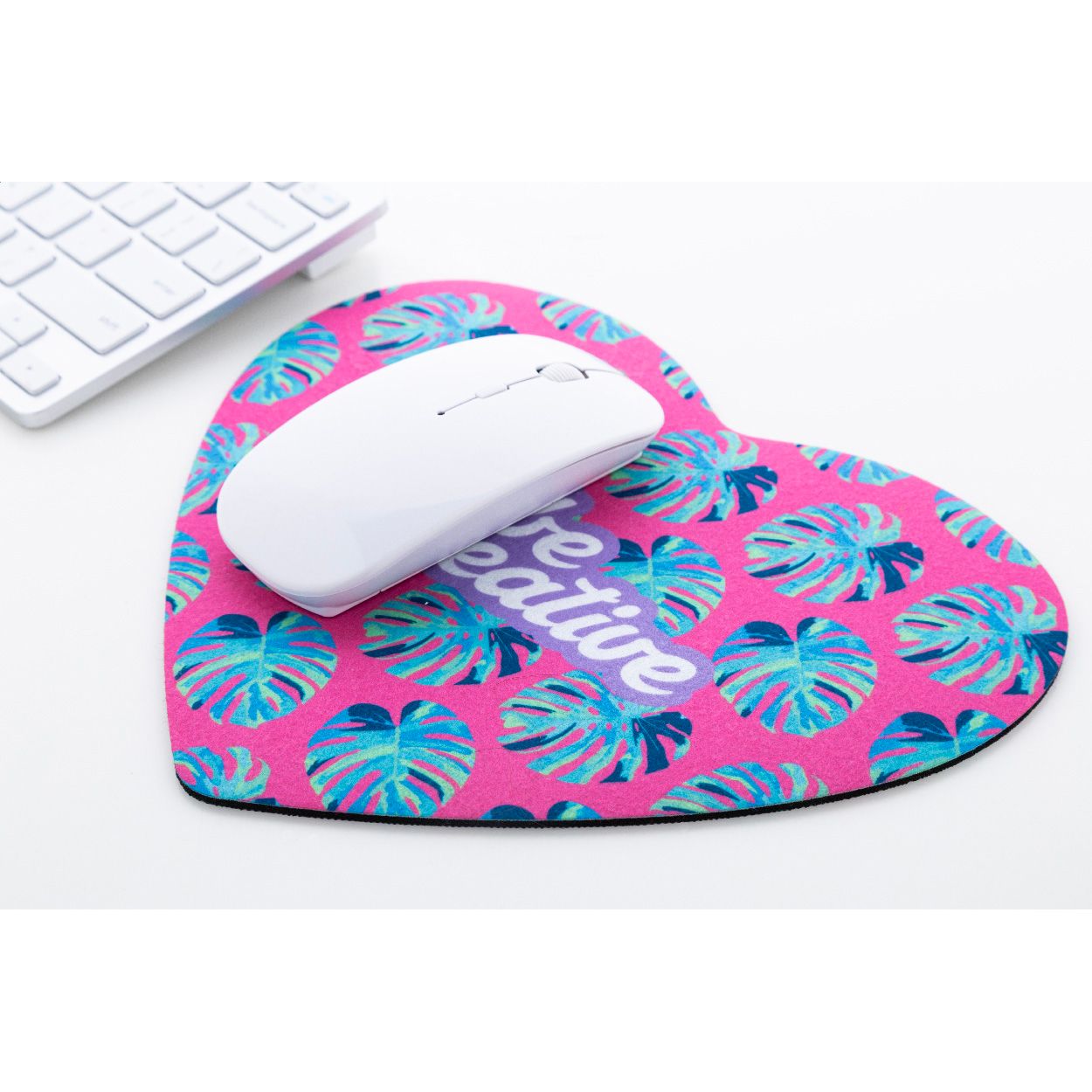 CreaFelt Cursor Love Mauspad RPET - weiß-273
