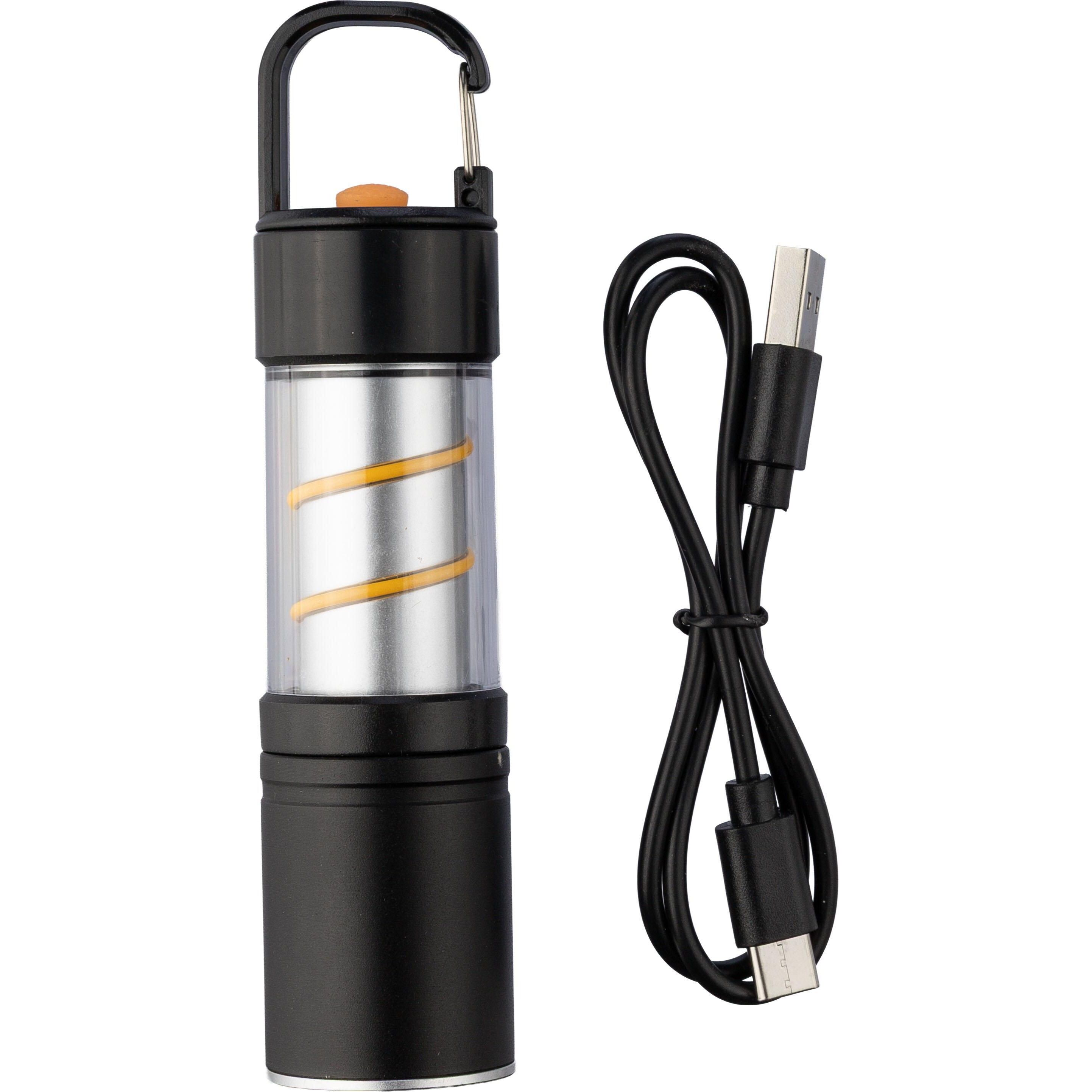 Aluminium COB-Taschenlampe Vela - schwarz-42