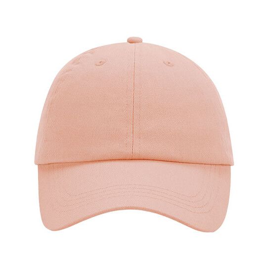 Low Profile 6 Panel Dad Cap - peach-541