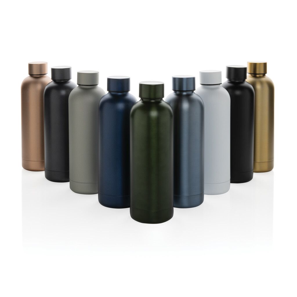 Impact Vakuumflasche aus RCS recyceltem Stainless-Steel - braun-195