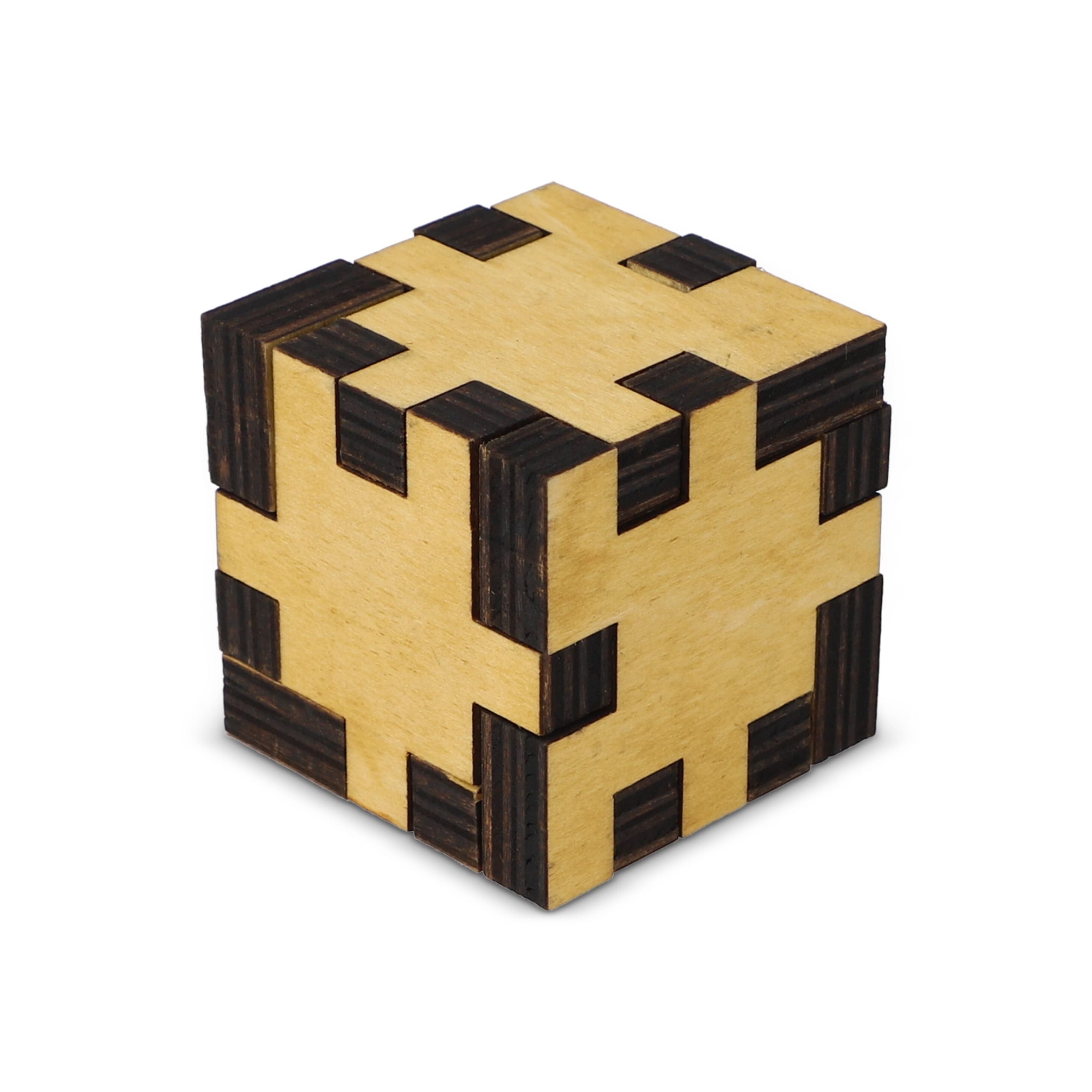 Würfelpuzzle aus Holz - holz  -  holz-153