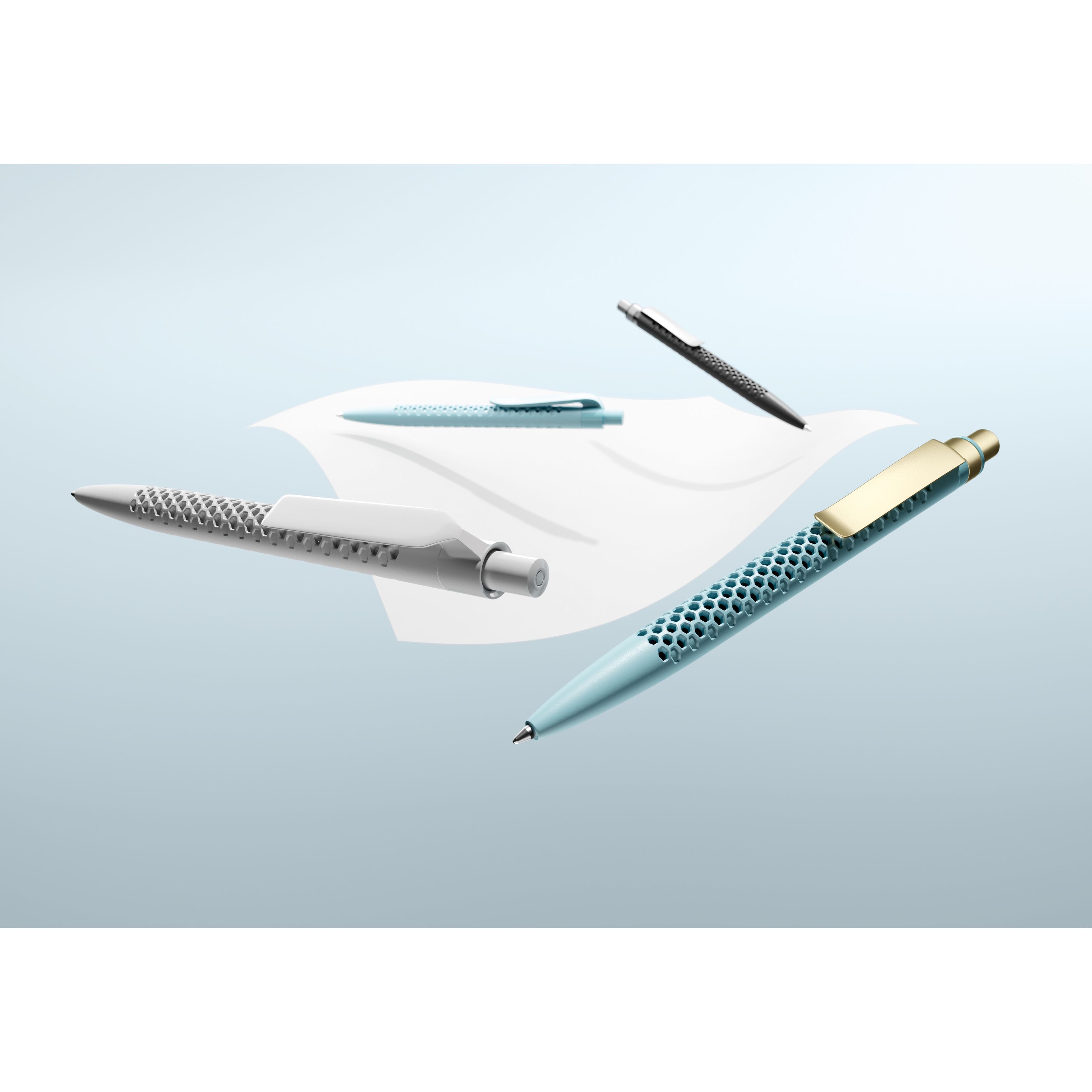 prodir QS40 Soft Touch PRS Push Kugelschreiber Metall-Clip - orange-520