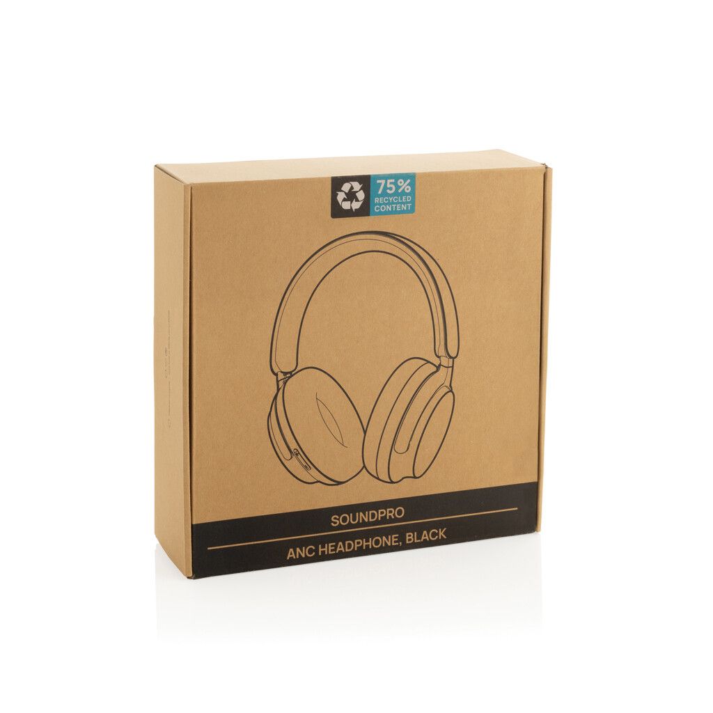 Soundpro ANC Kopfhörer aus RCS rec. Kunststoff - schwarz-447