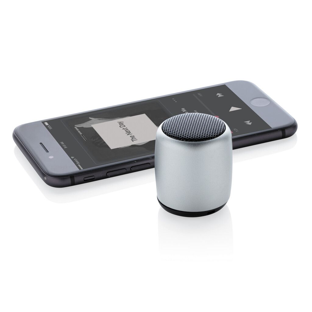 Kabelloser Mini-Lautsprecher aus Aluminium - silber-914