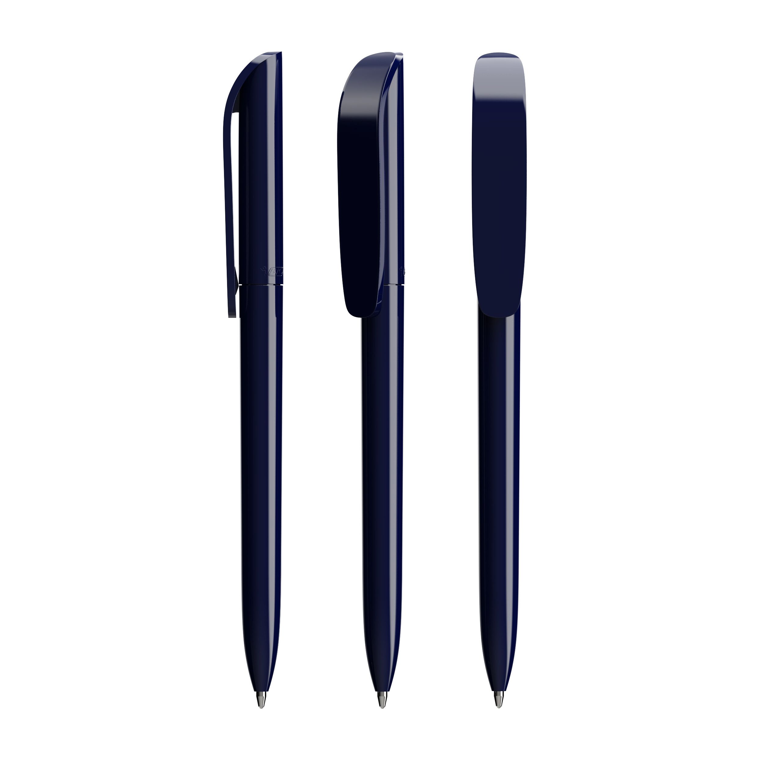 BIC® Super Clip Kugelschreiber, Mine blau - marineblau-265