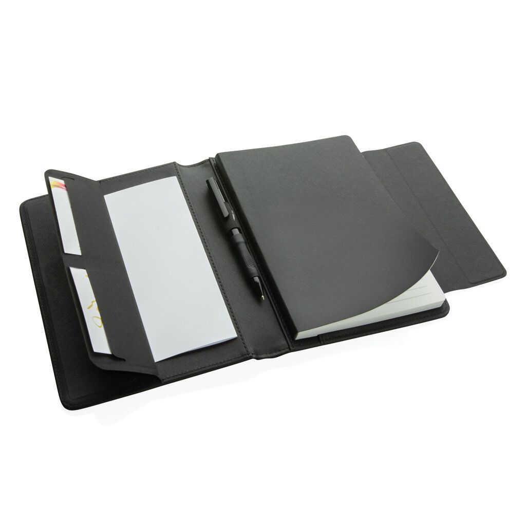 Swiss Peak Heritage RCS rPU A5 Steinpapier Portfolio - schwarz-390