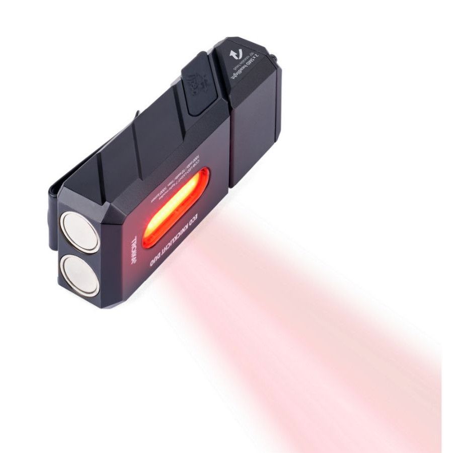 TROIKA Taschenlampe ECO KNICKLICHT DUO - schwarz-818