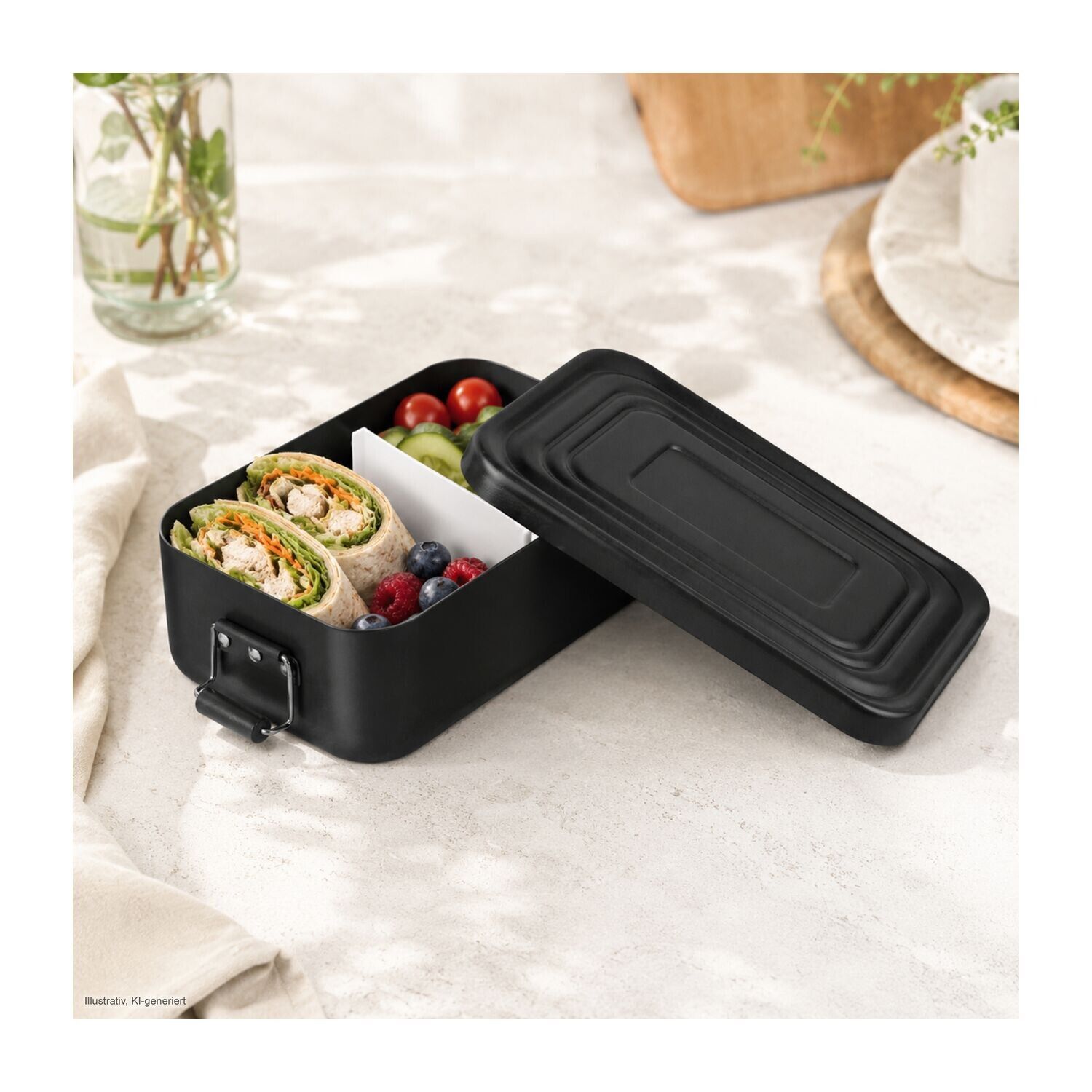 Geschenkset Lunchbox Black Edition-745