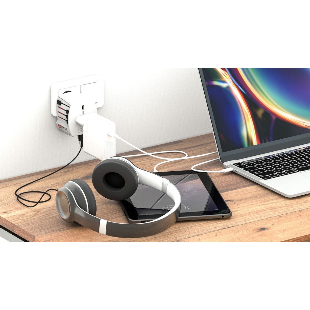 SKROSS MUV USB ( 1 USB-C 1 USB-A) - weiß-220