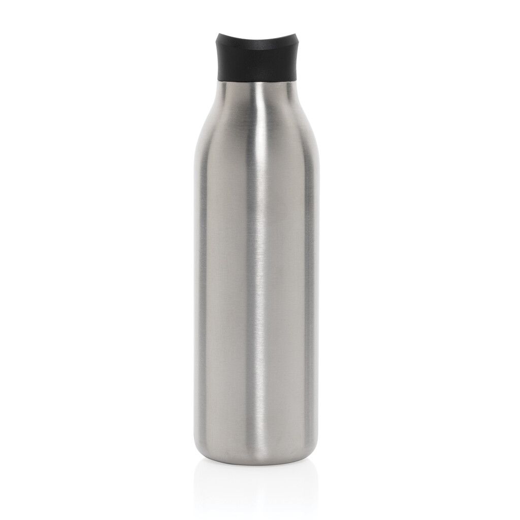 Avira Alok 360 Klick-Wasserflasche aus RCS rec. Stahl, 600ml - silber-434