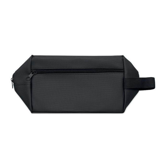 Kulturbeutel 600D RPET DOPPKIT - schwarz-539