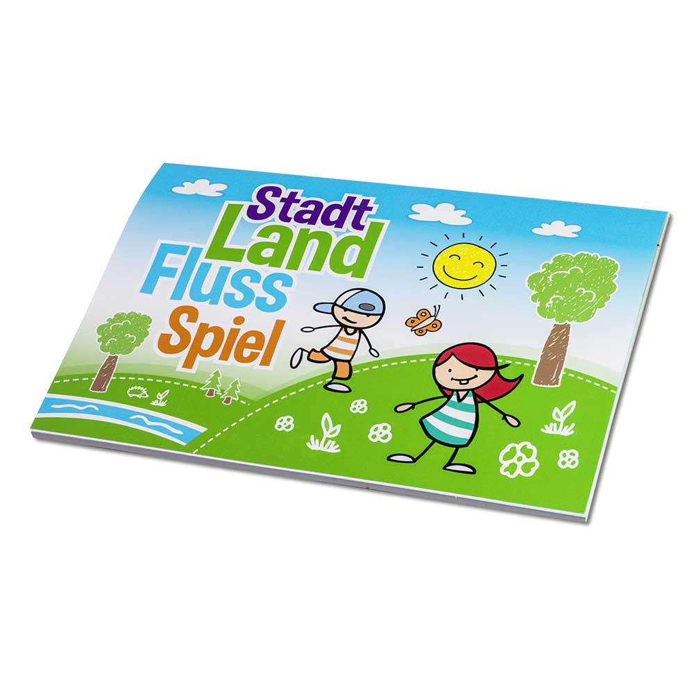 Stadt-Land-Fluss - Block mit 1-c Logoeindruck-861