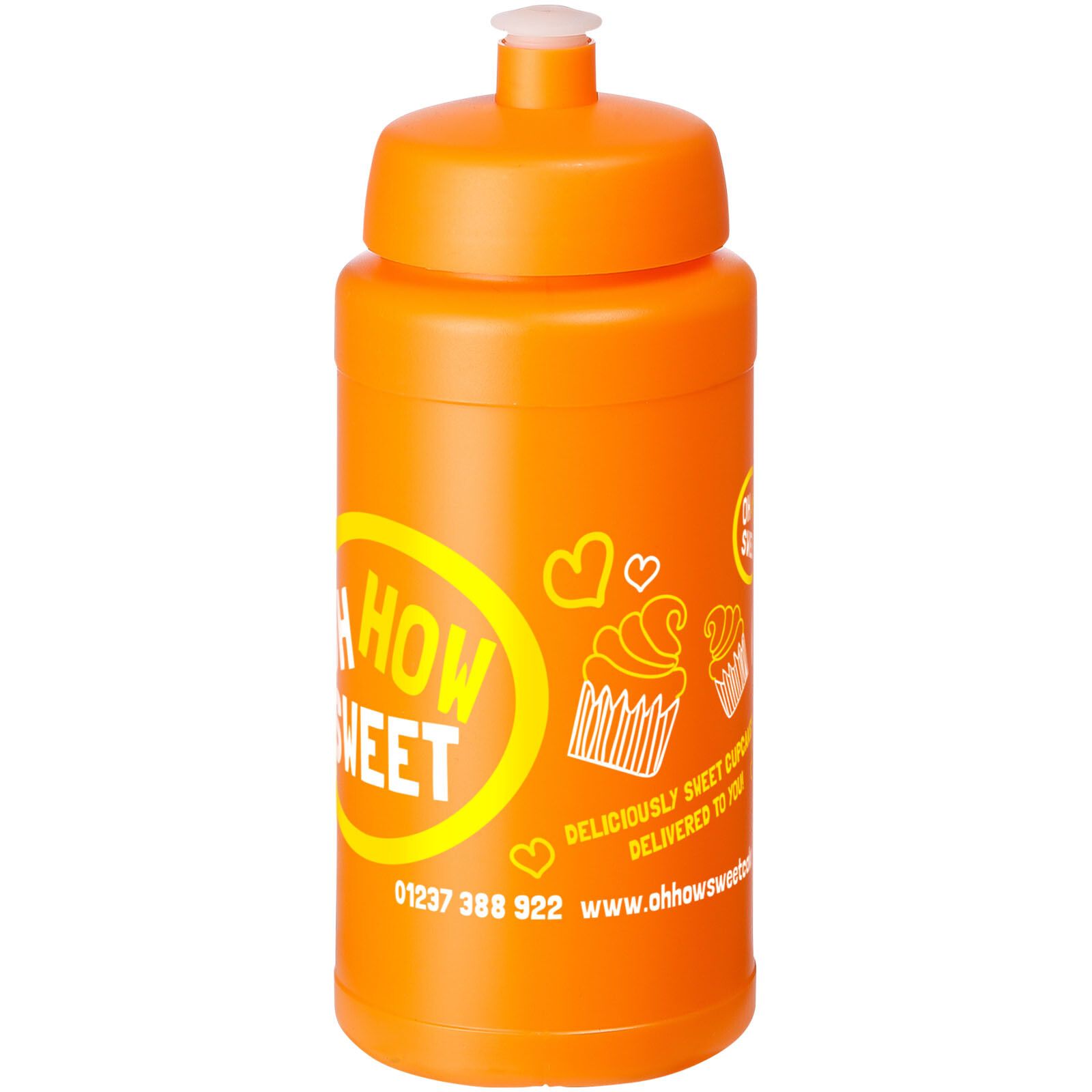 Baseline Plus 500 ml Flasche mit Sportdeckel - orange-351