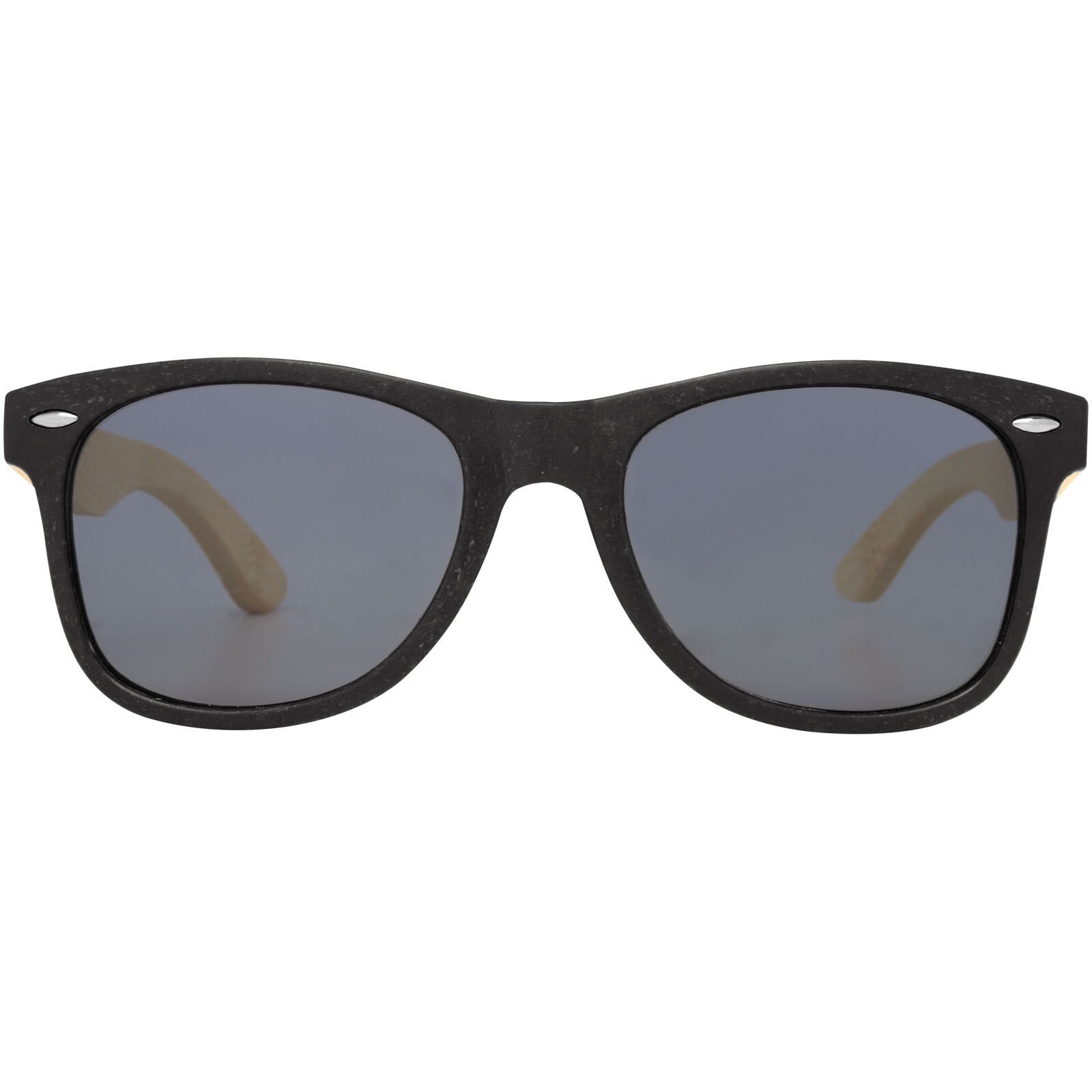 Sun Ray Bambus Sonnenbrille - schwarz-616