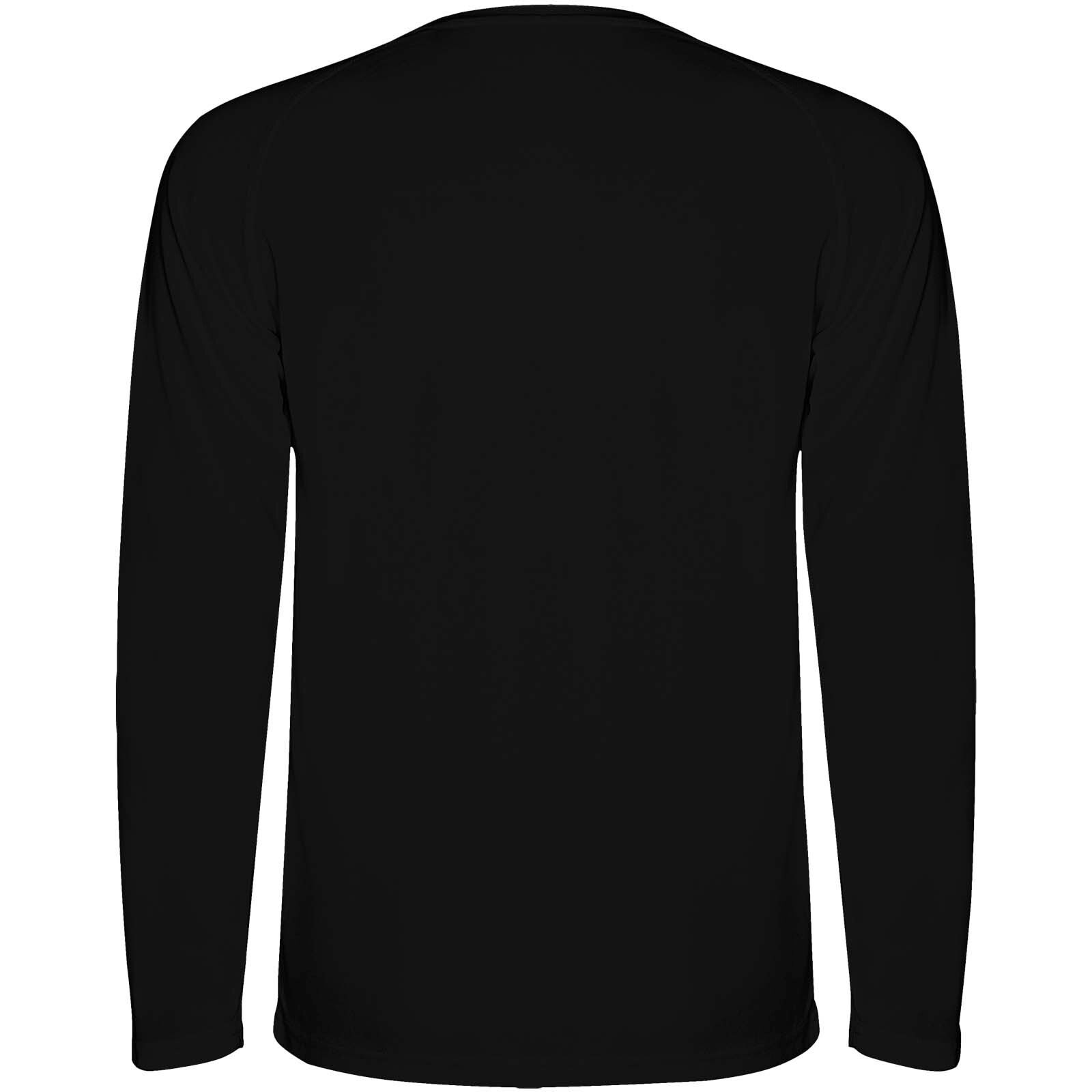 Montecarlo Langarm-Sport-Shirt für Kinder - schwarz-551