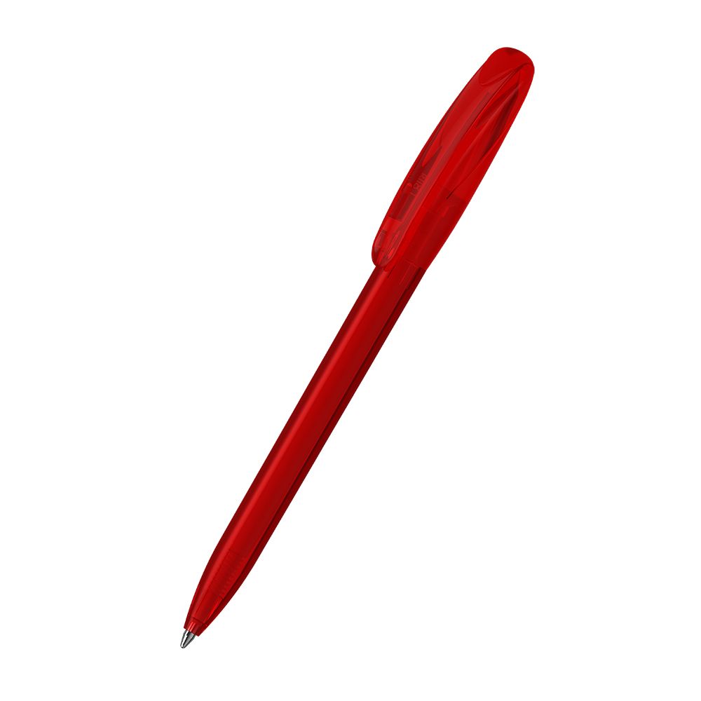 Drehkugelschreiber Boa transparent - rot transparent-690