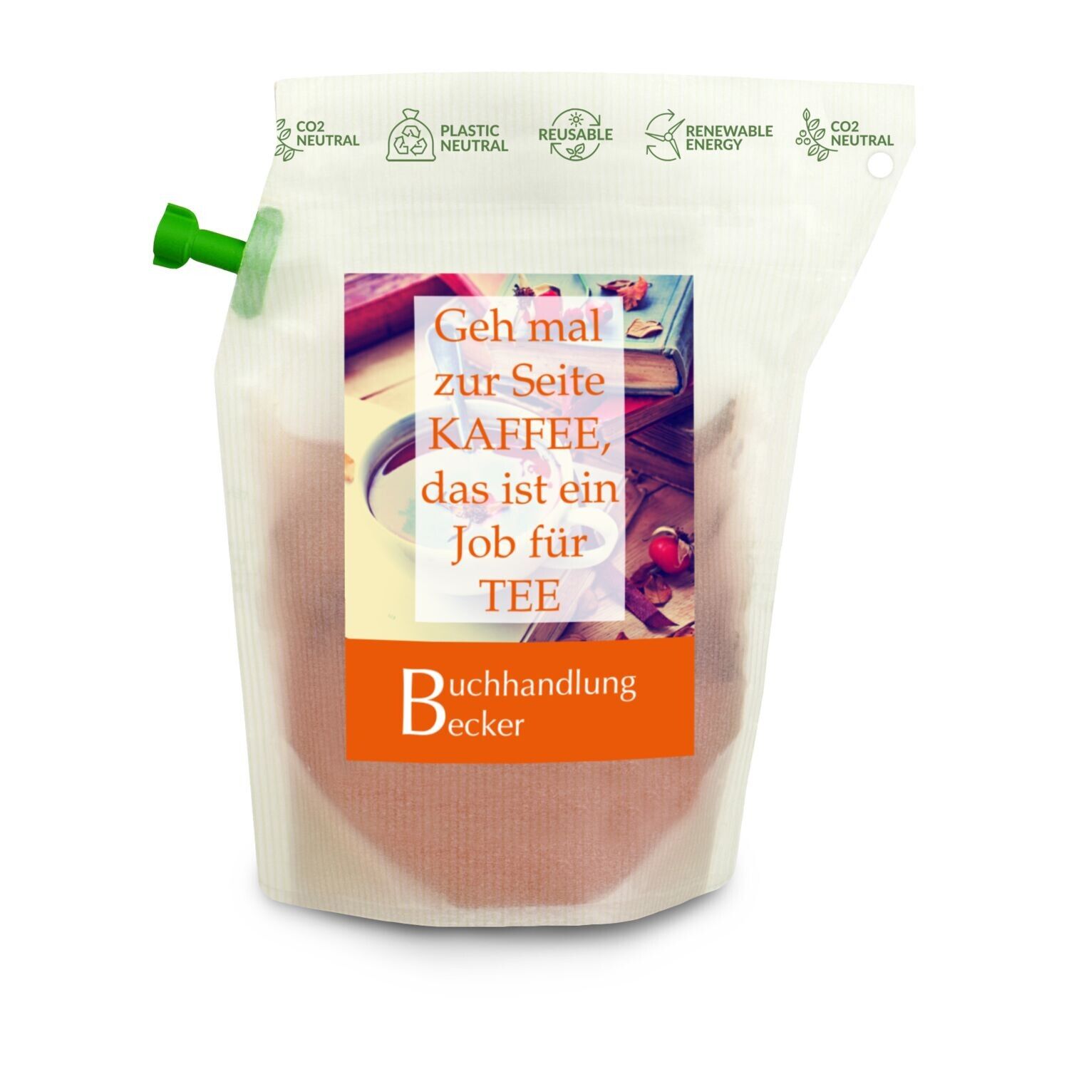 Oster-Tee Tasty Berry - Frohe Ostern Packpapierhase-900