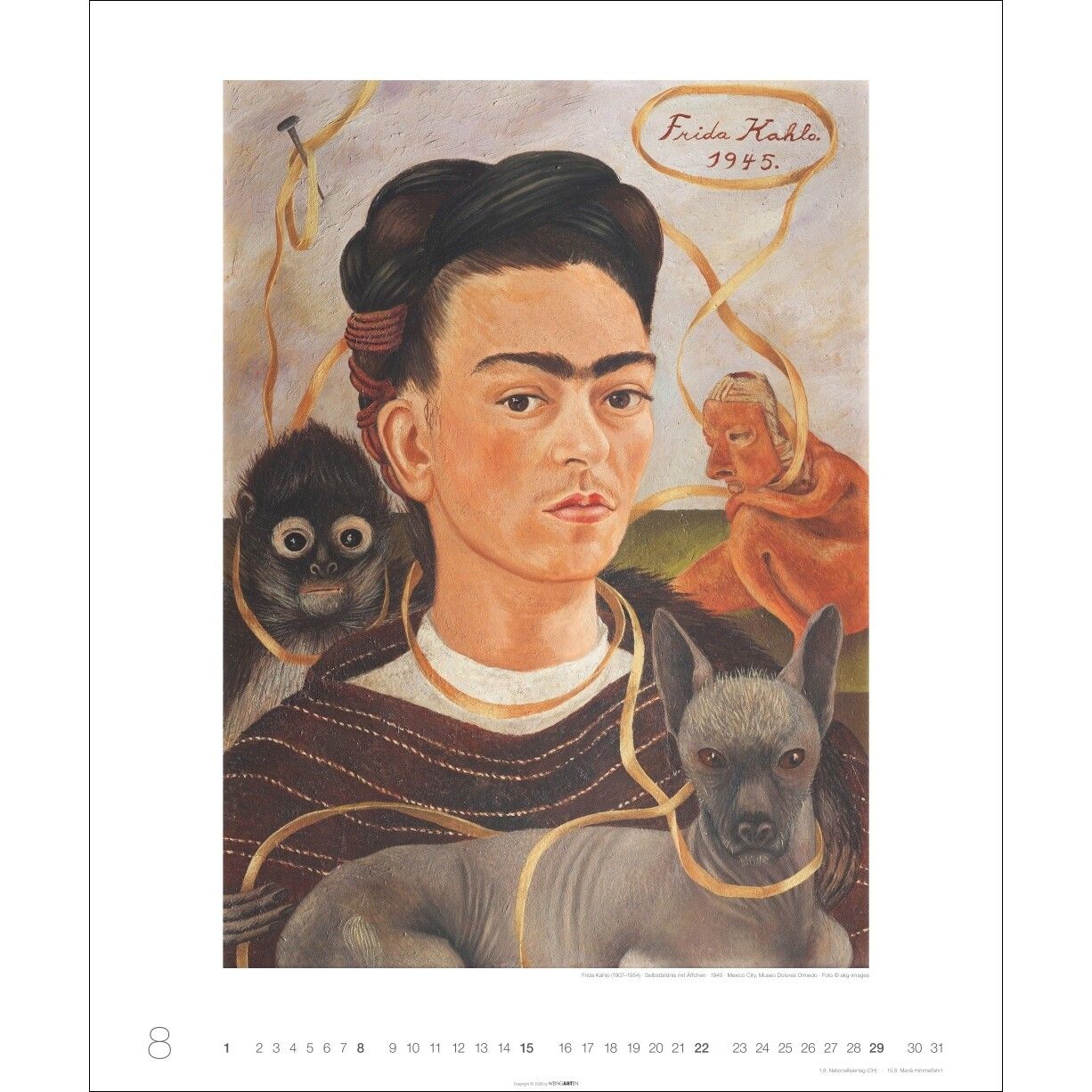 Frida Kahlo Edition - Kunst & Kultur Kalender-866