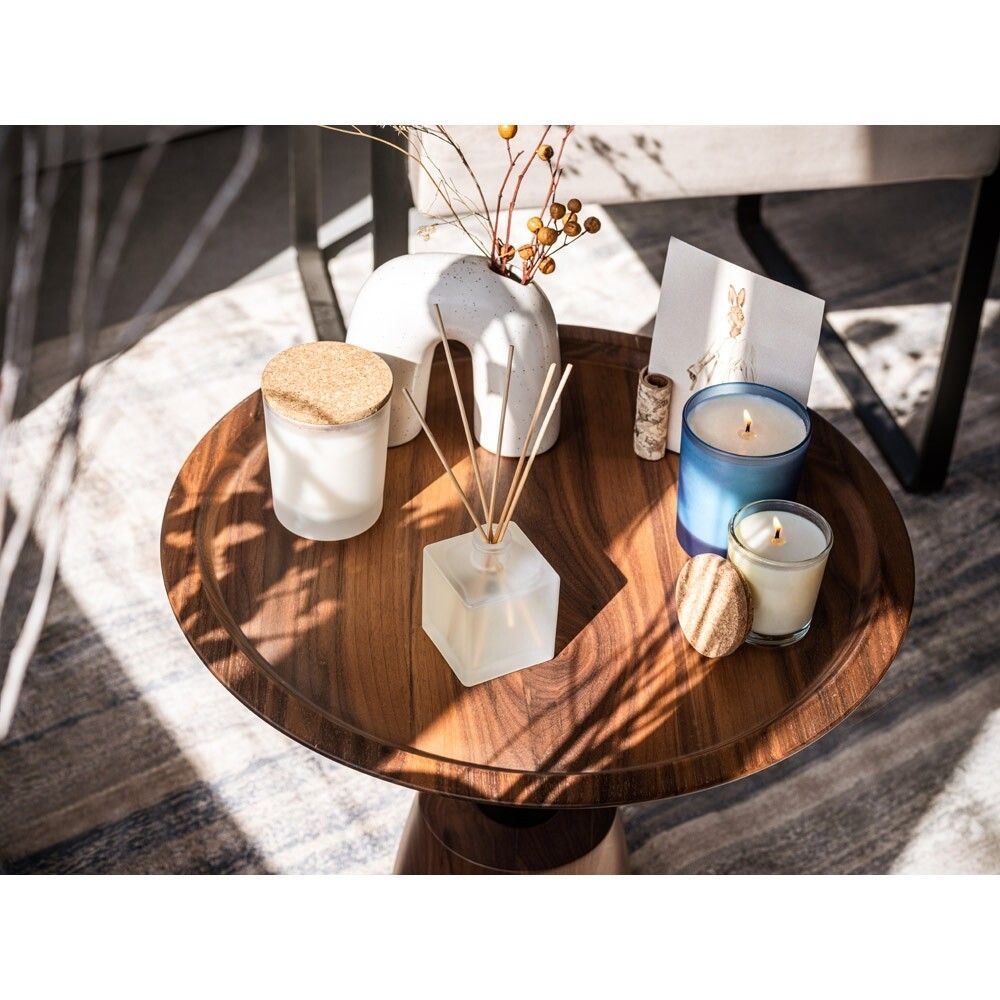 DUVAL Aromatische Kerze in Glasbecher mit cork 180 g - blau-728