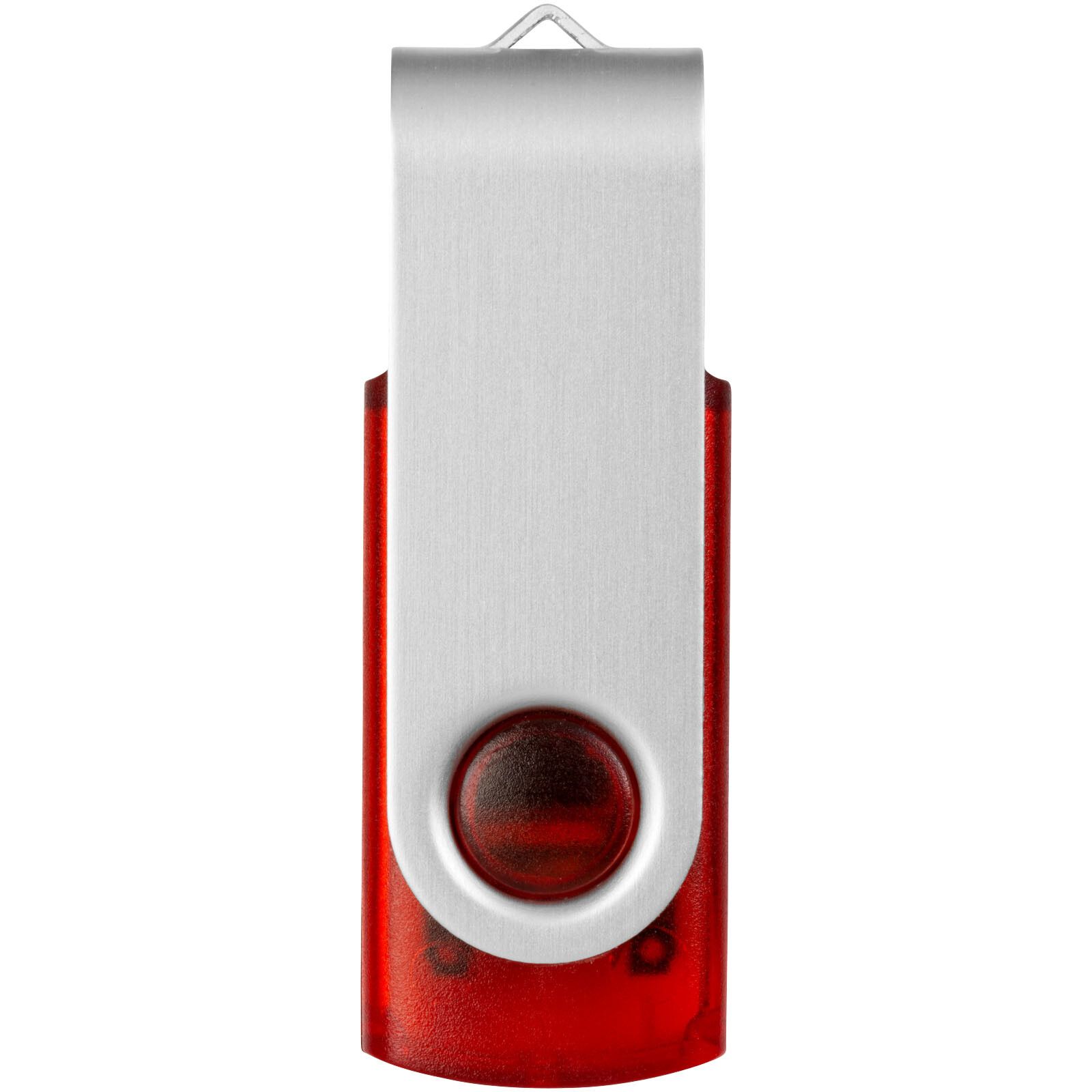 Twister Transculent USB-Stick - rot - 4 GB-140
